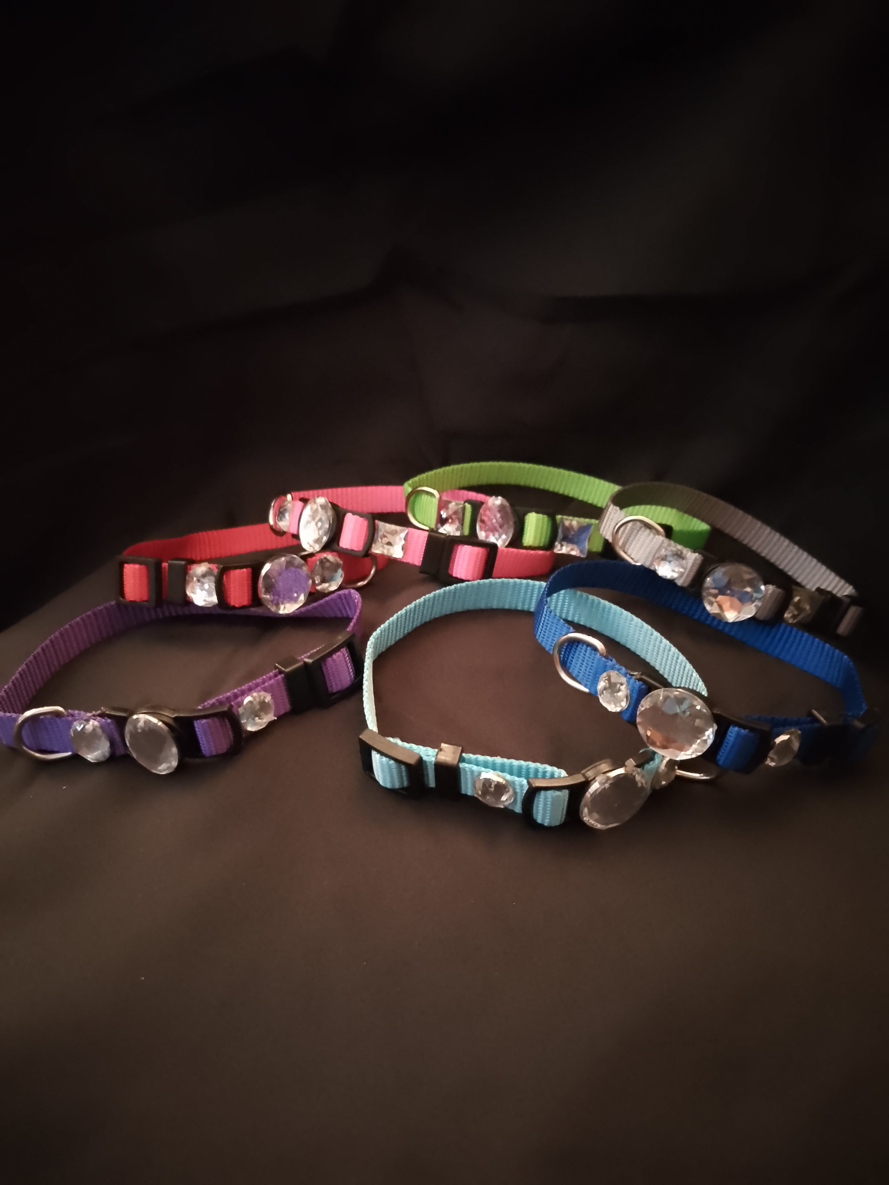 Crowned Walk  Gleam Jeweled Pet Collars