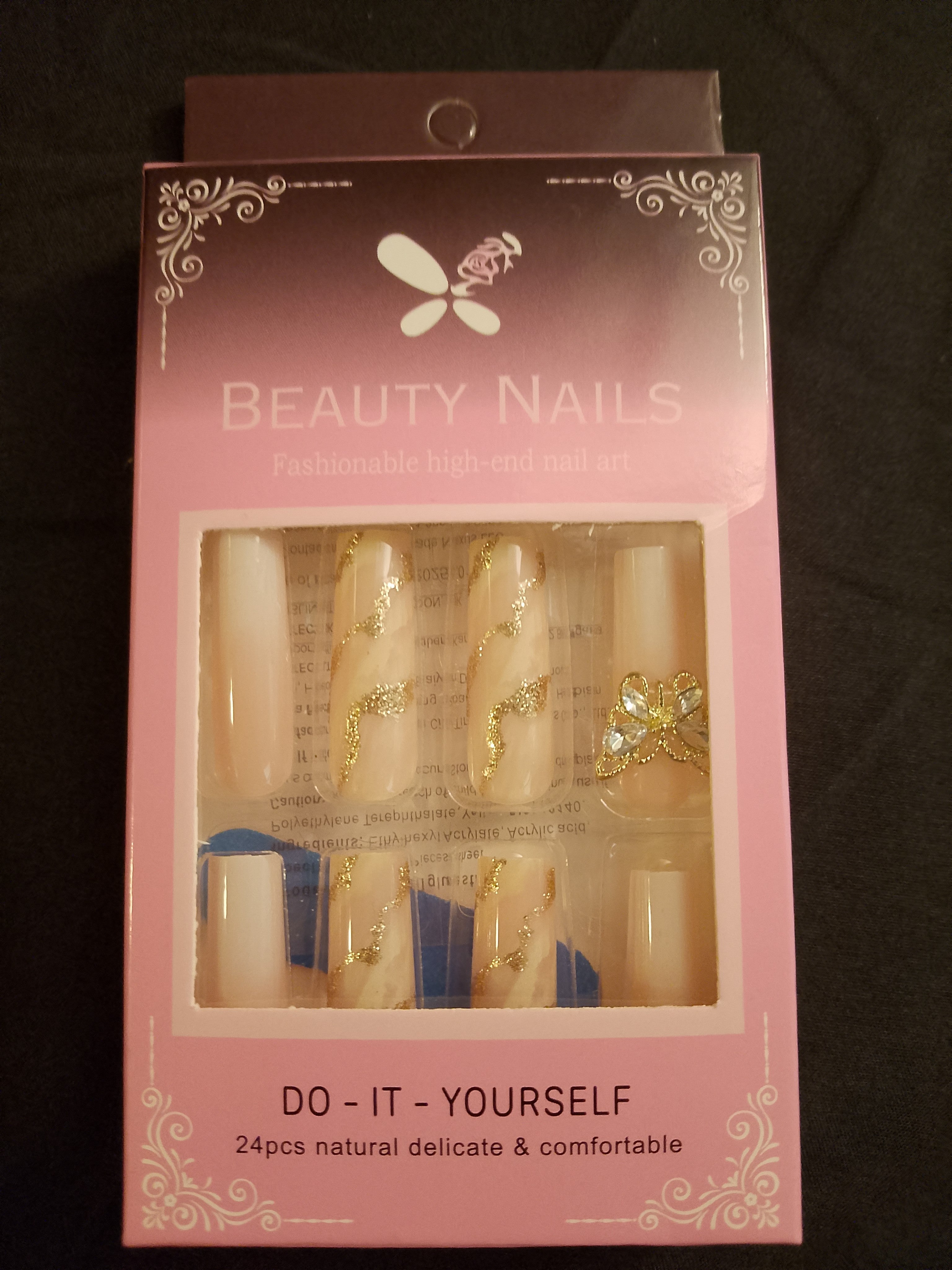 Press On Finger Nails - Style 111