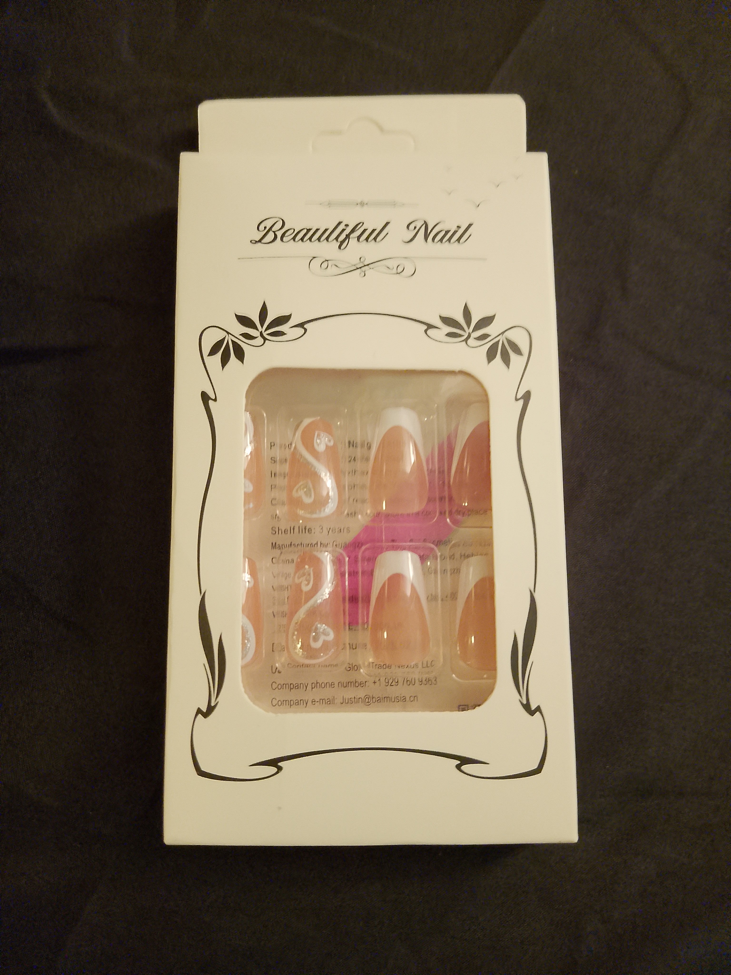 Press On Finger Nails - Style 112