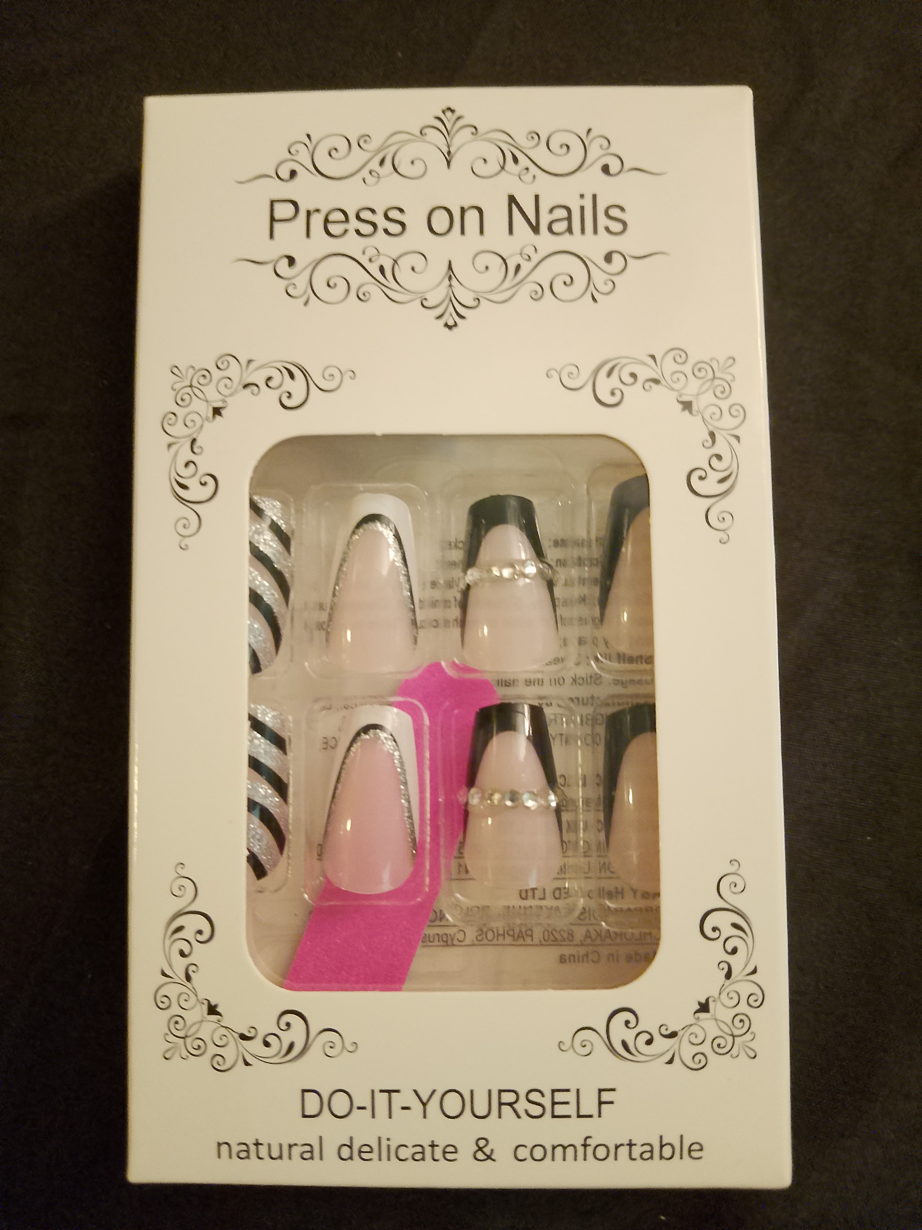 Press On Finger Nails - Style 108
