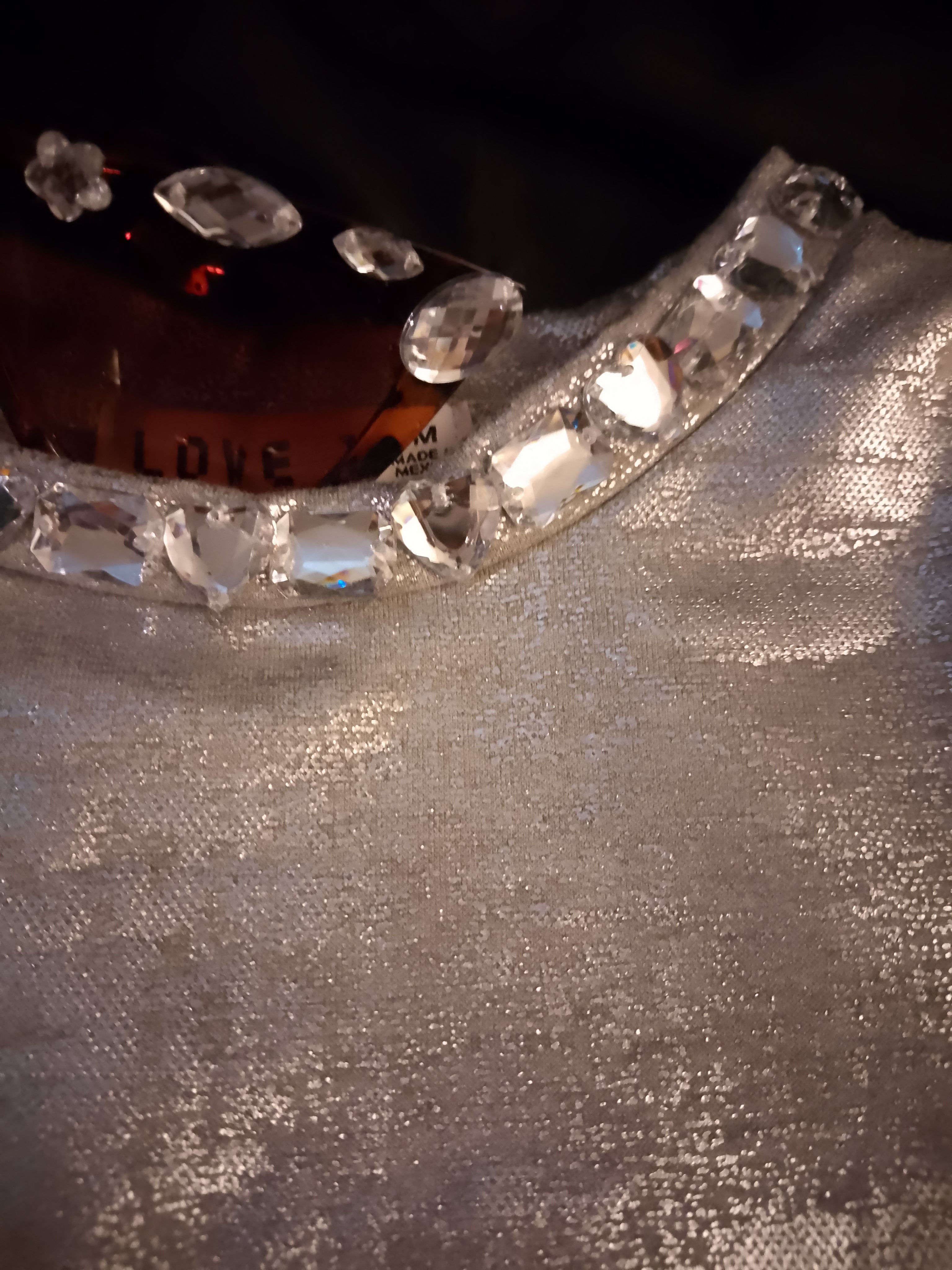 Chrome Aura Crop Top