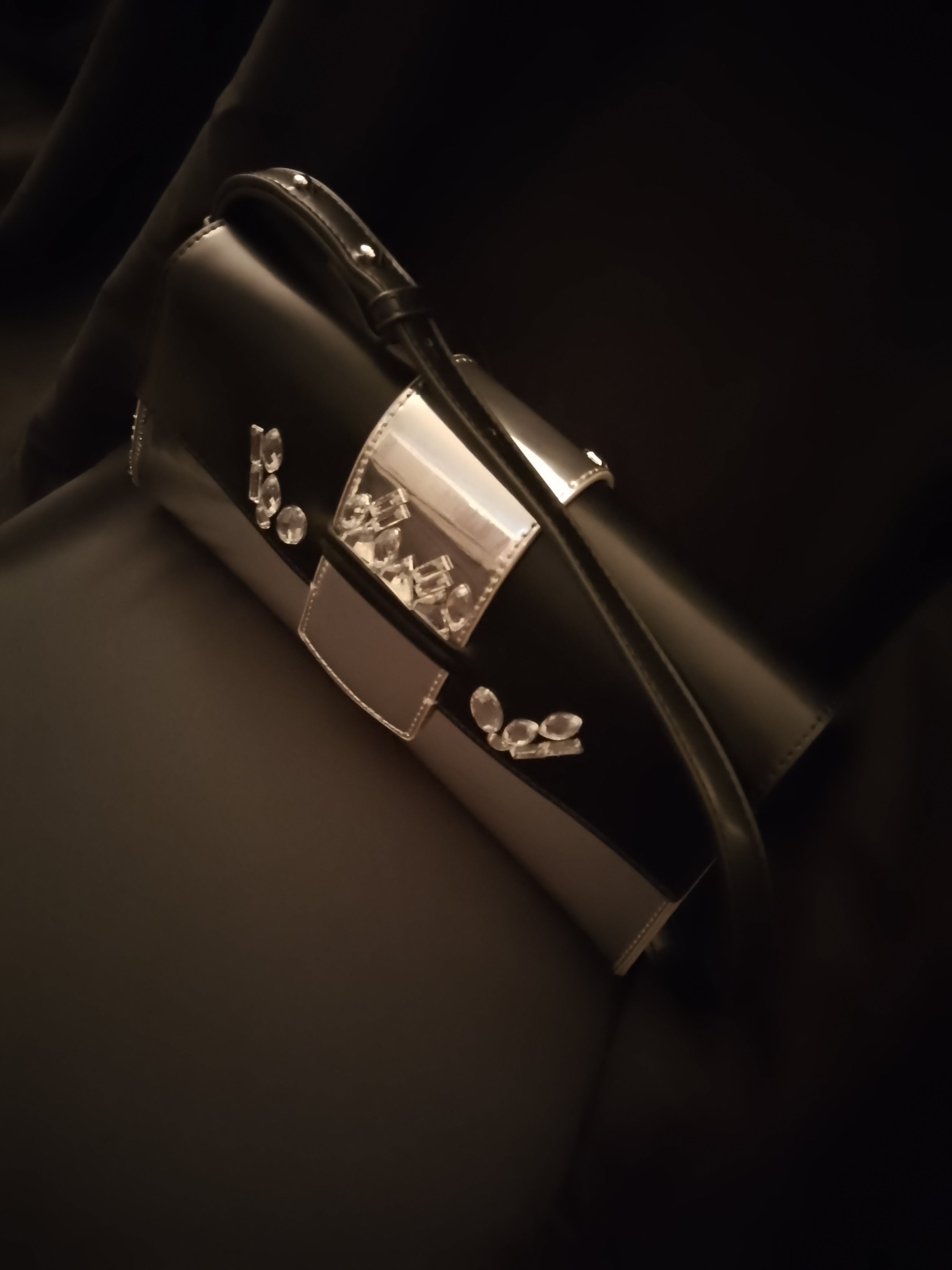 Imperial Black Chrome Platinum Regal Metallic Bag