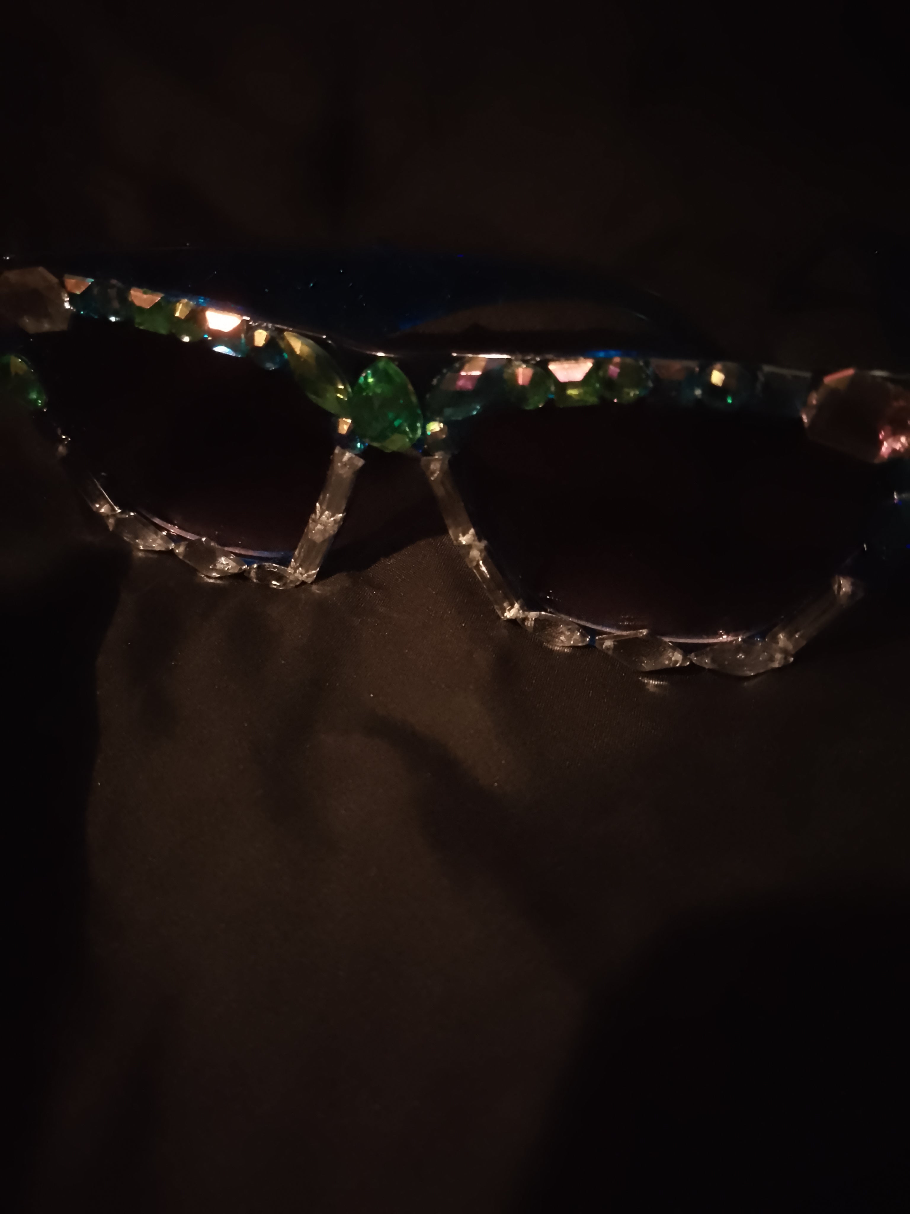 Indigo Blue Sassy & Fierce Frame Glasses
