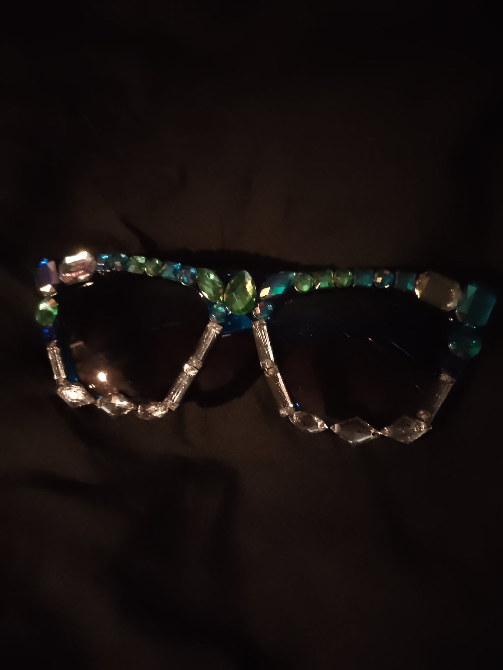 Indigo Blue Sassy & Fierce Frame Glasses