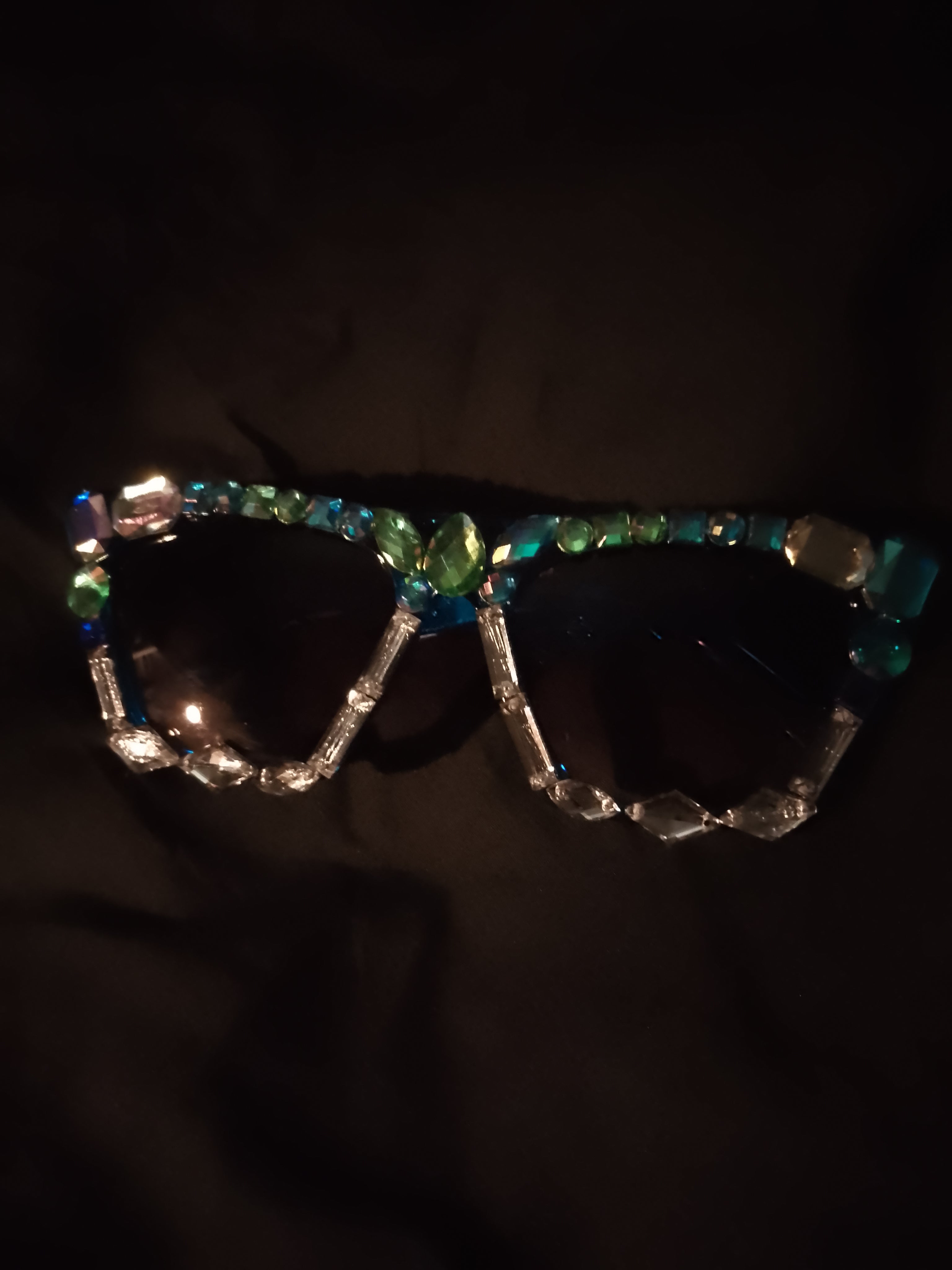 Indigo Blue Sassy & Fierce Frame Glasses