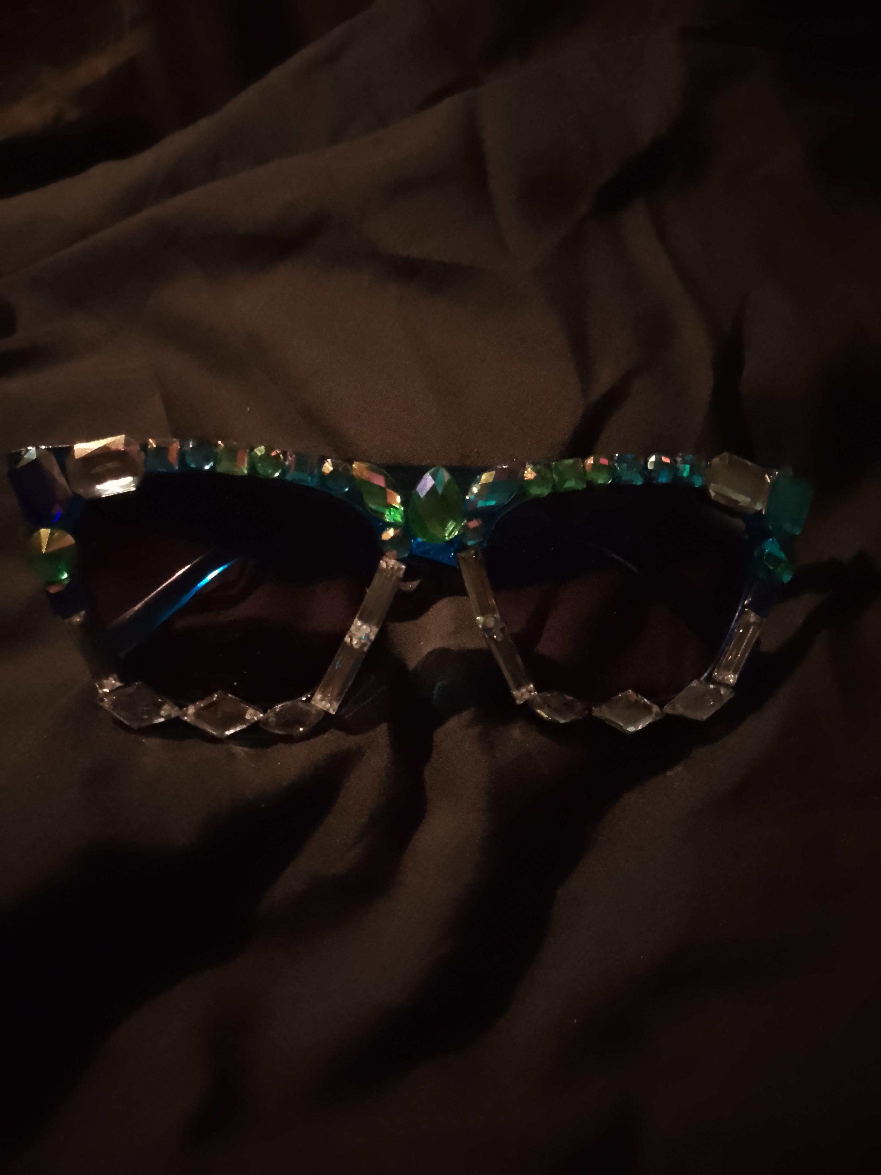 Indigo Blue Sassy & Fierce Frame Glasses