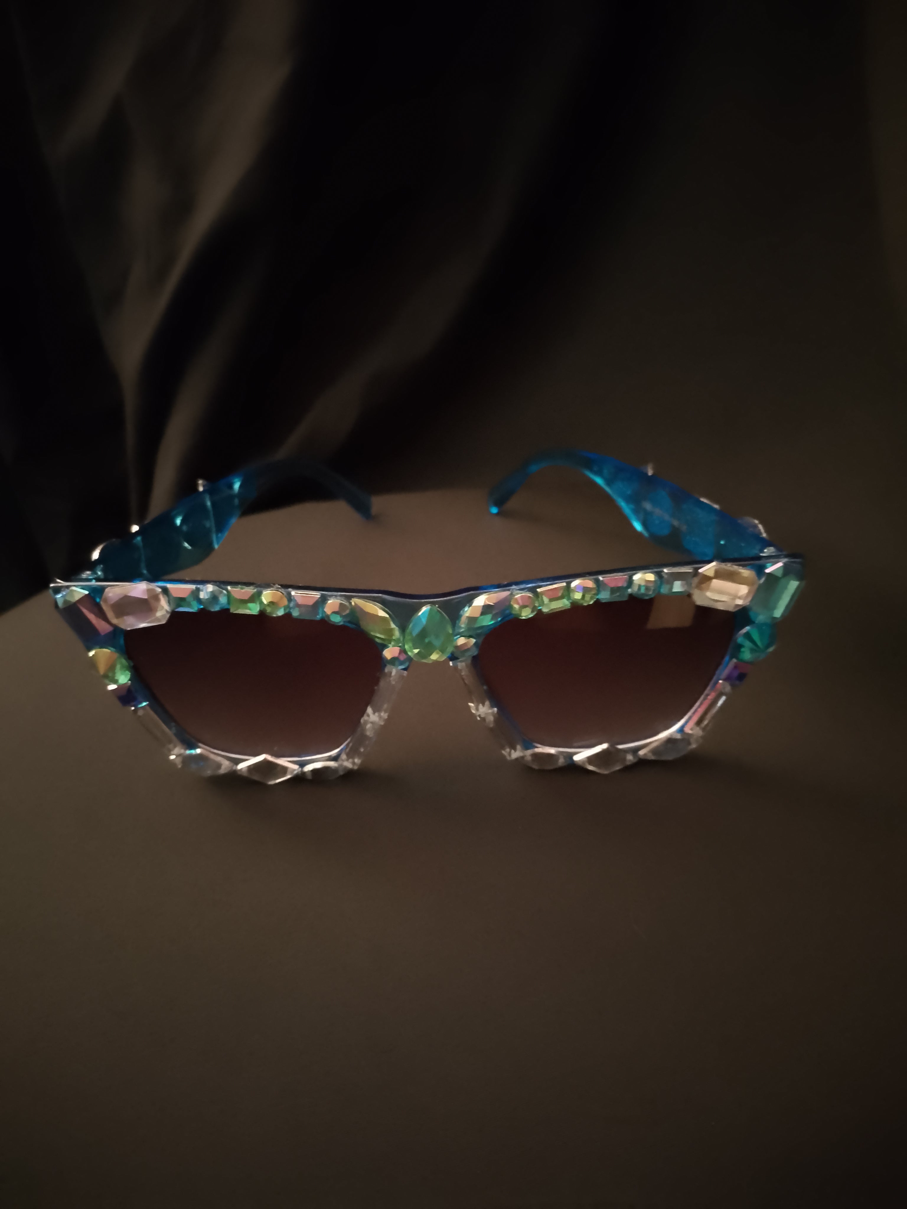 Indigo Blue Sassy & Fierce Frame Glasses