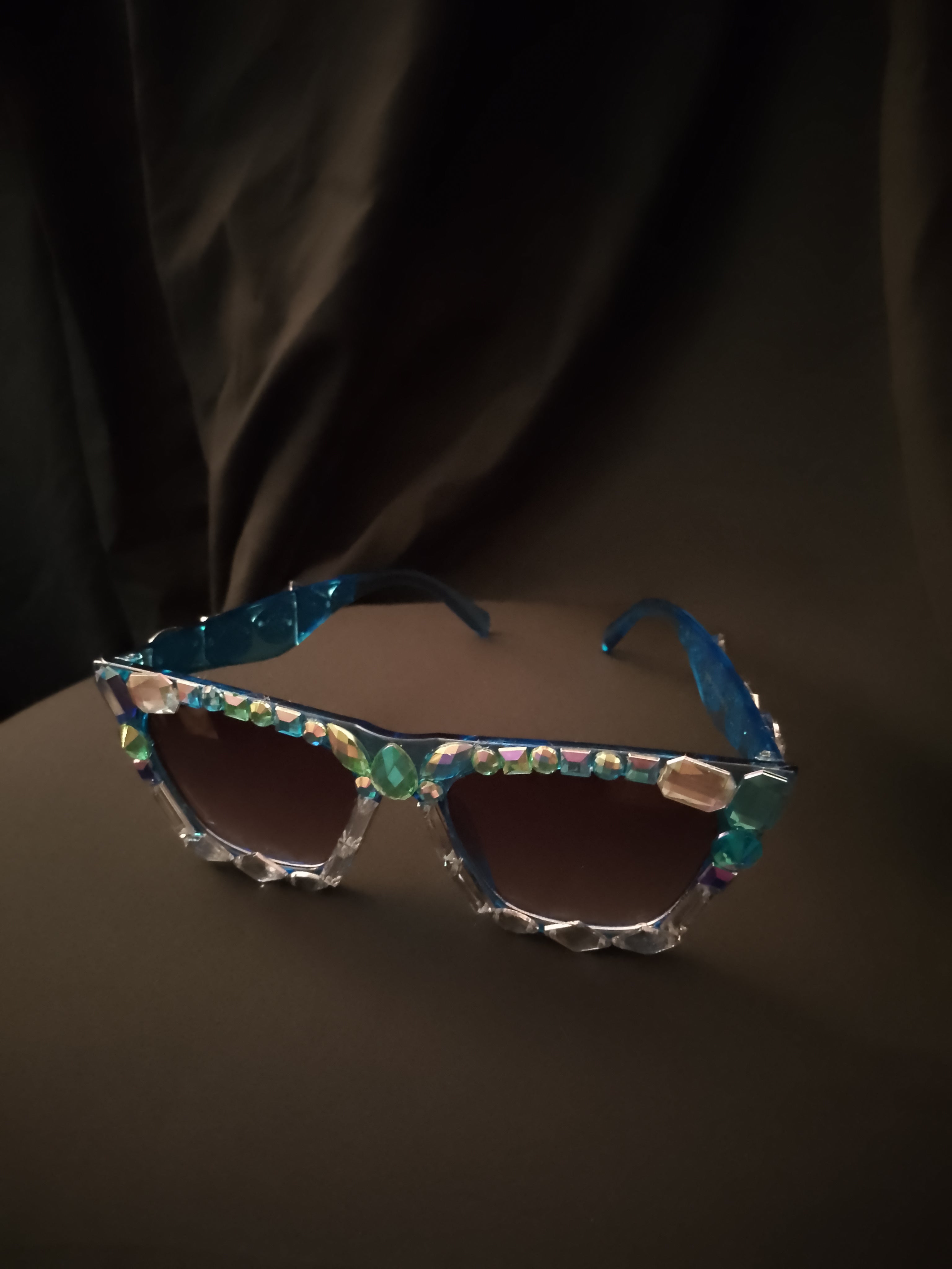 Indigo Blue Sassy & Fierce Frame Glasses