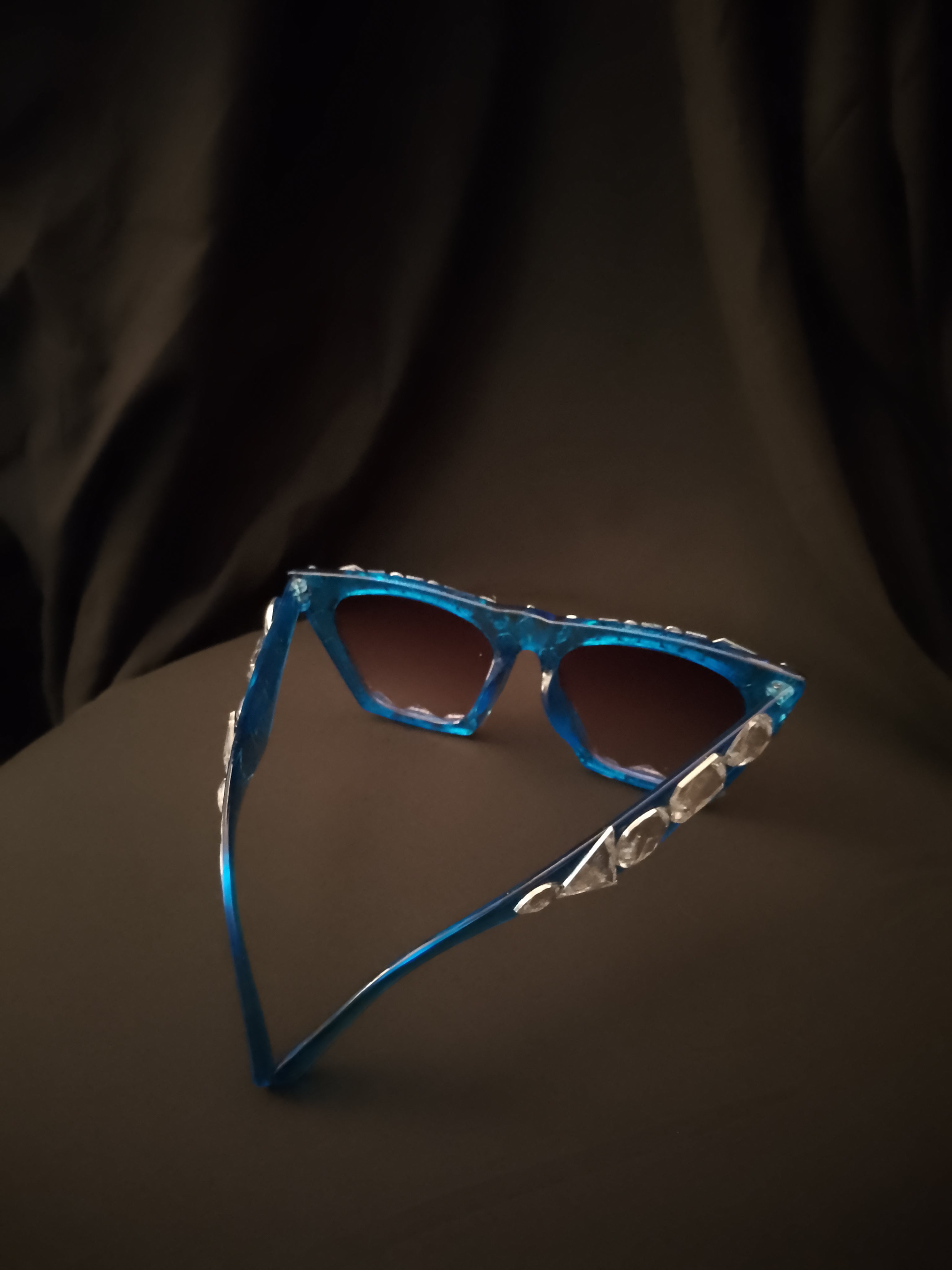 Indigo Blue Sassy & Fierce Frame Glasses