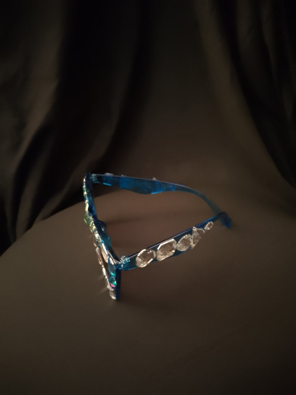 Indigo Blue Sassy & Fierce Frame Glasses