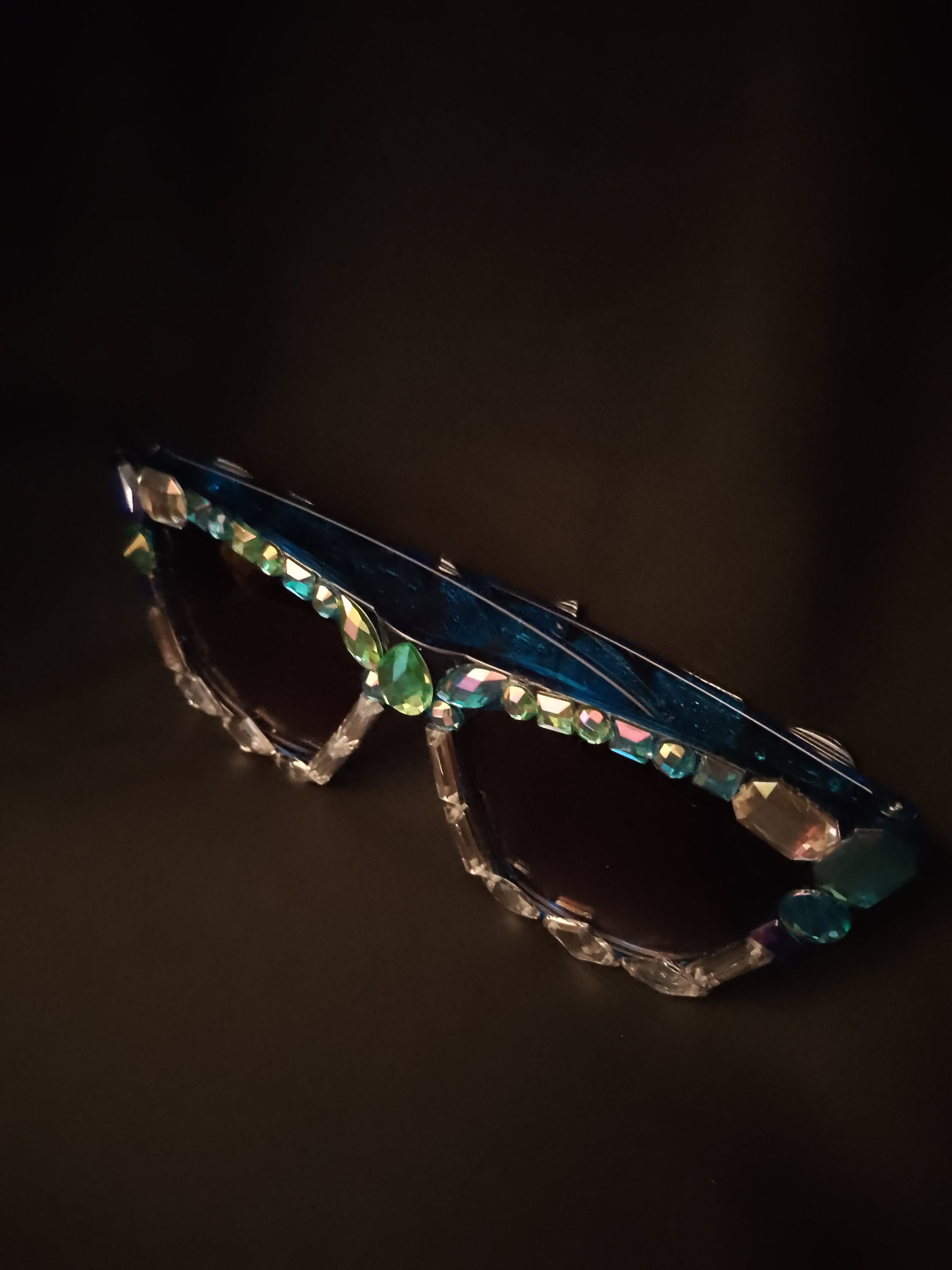 Indigo Blue Sassy & Fierce Frame Glasses
