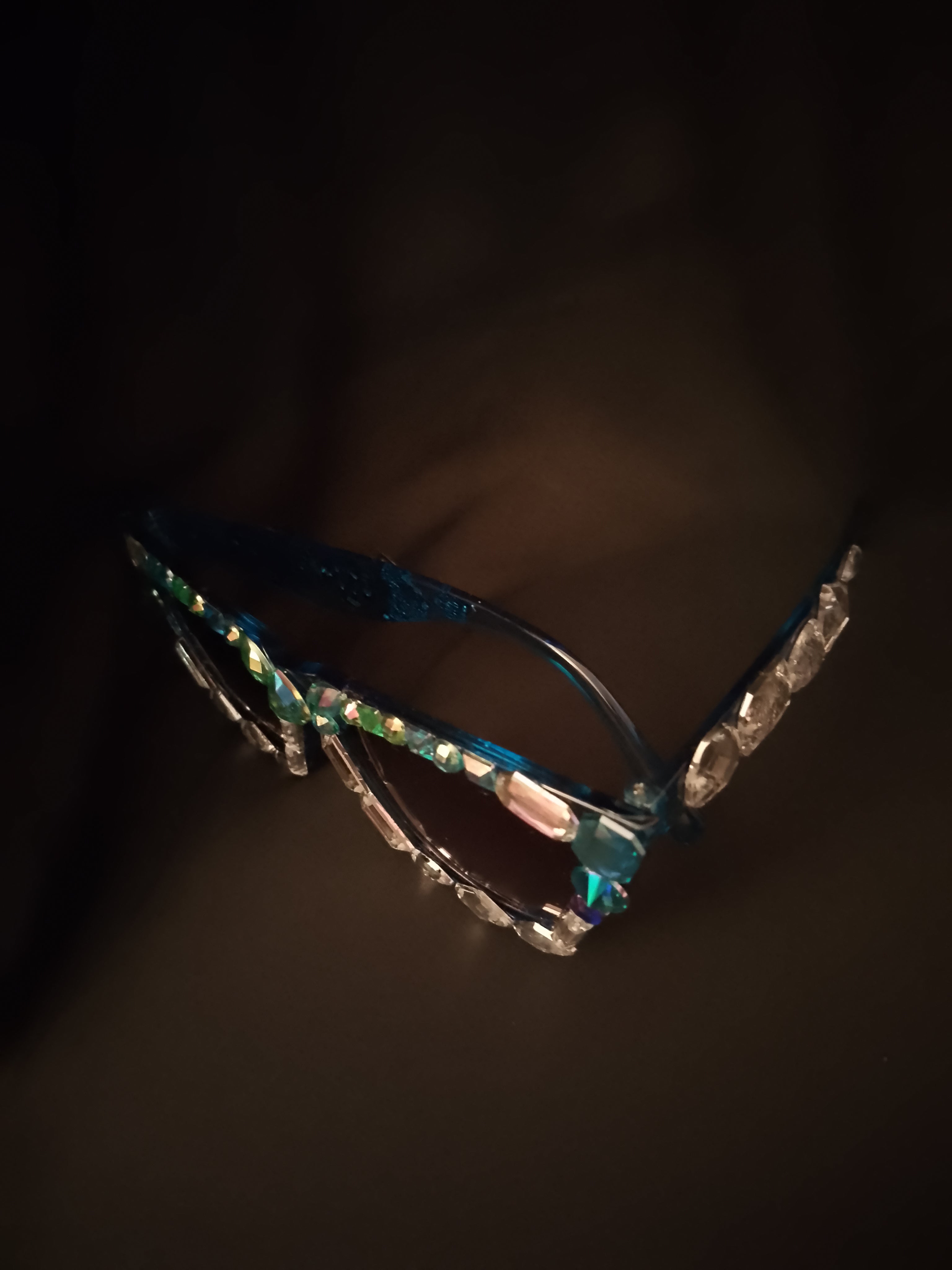 Indigo Blue Sassy & Fierce Frame Glasses