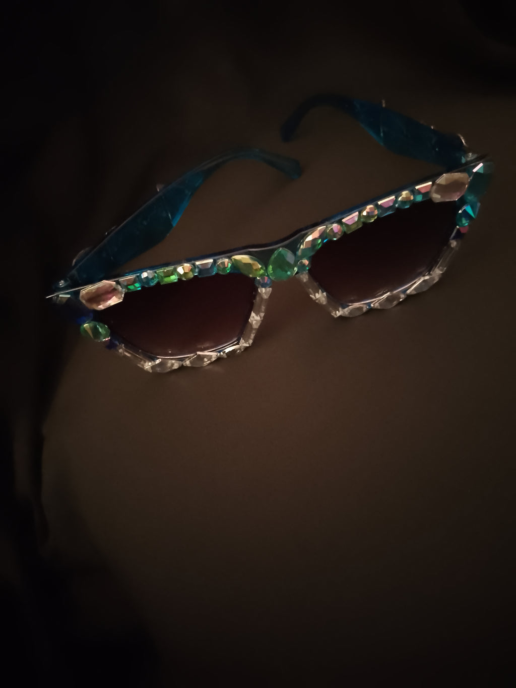 Indigo Blue Sassy & Fierce Frame Glasses