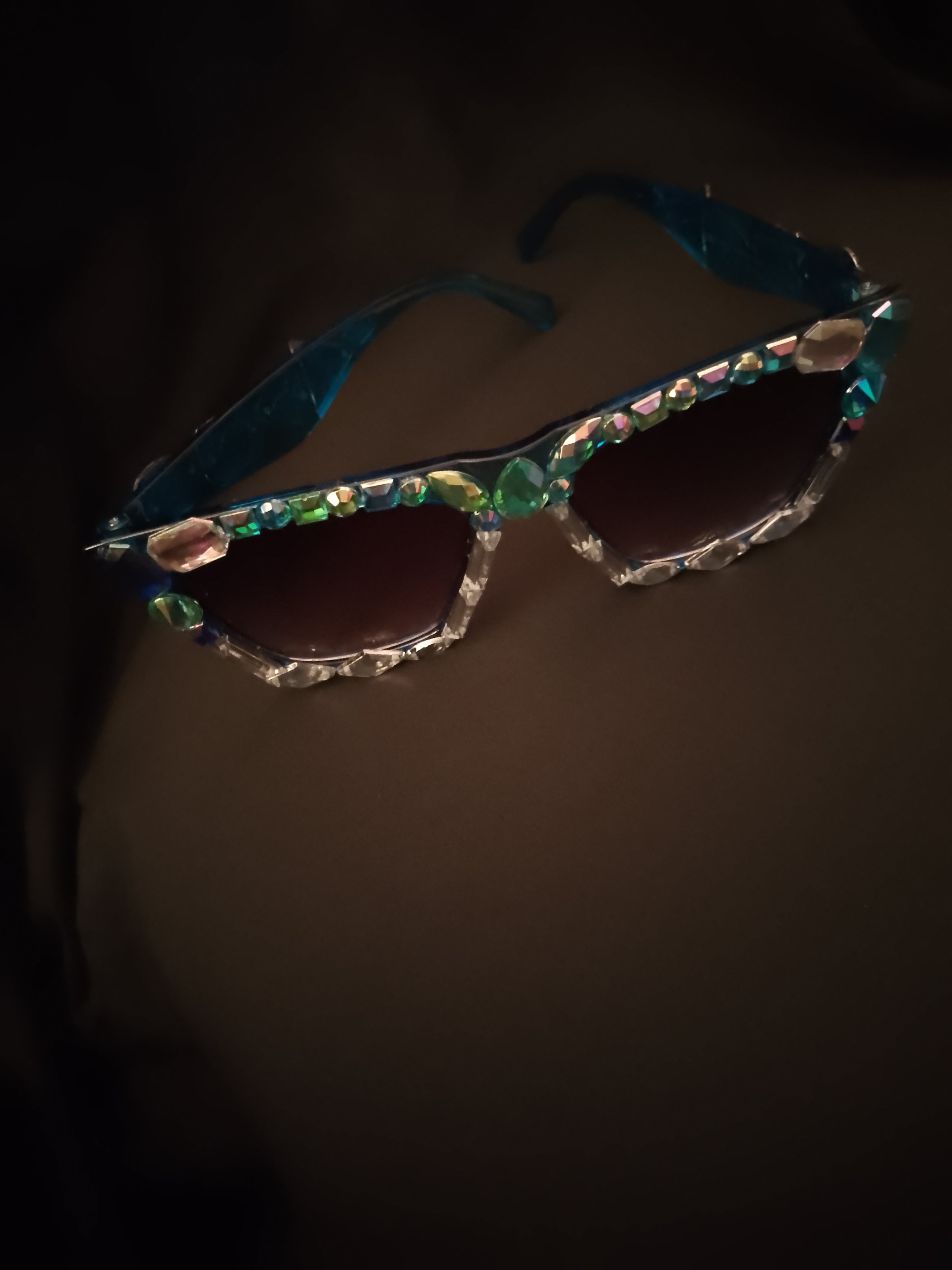 Indigo Blue Sassy & Fierce Frame Glasses