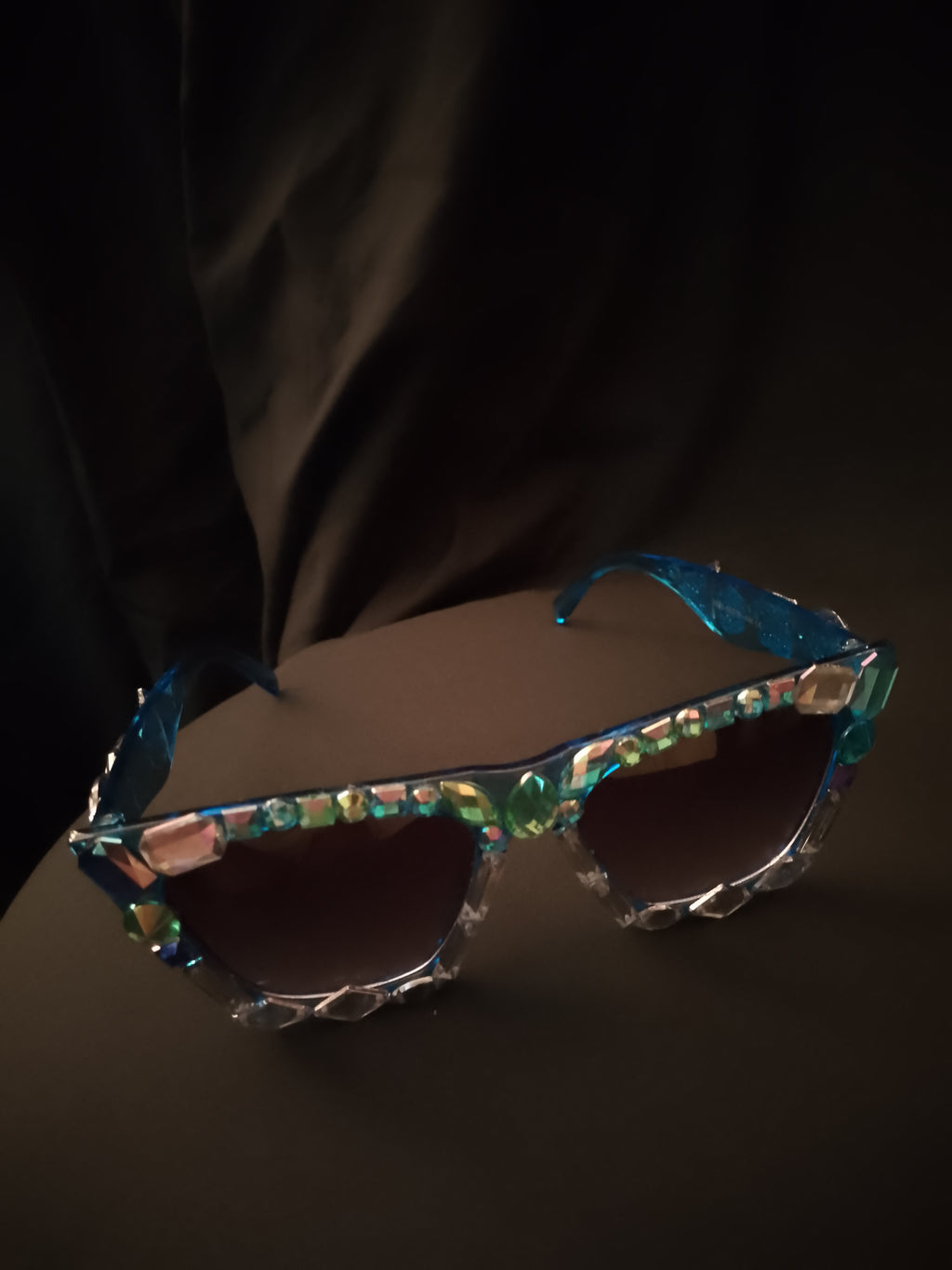 Indigo Blue Sassy & Fierce Frame Glasses