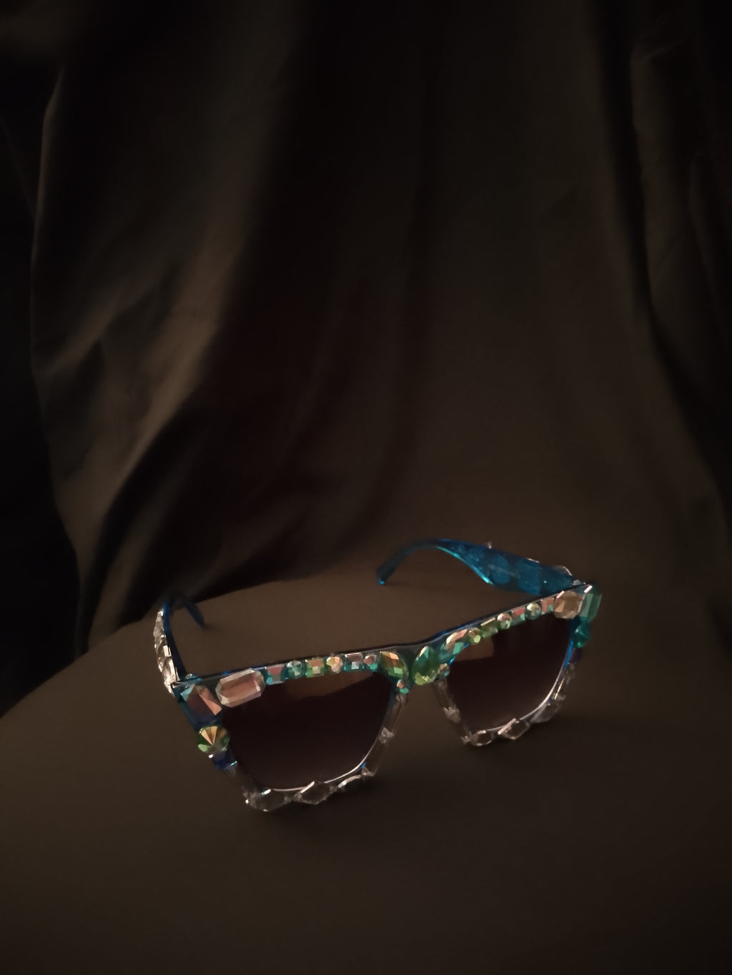 Indigo Blue Sassy & Fierce Frame Glasses