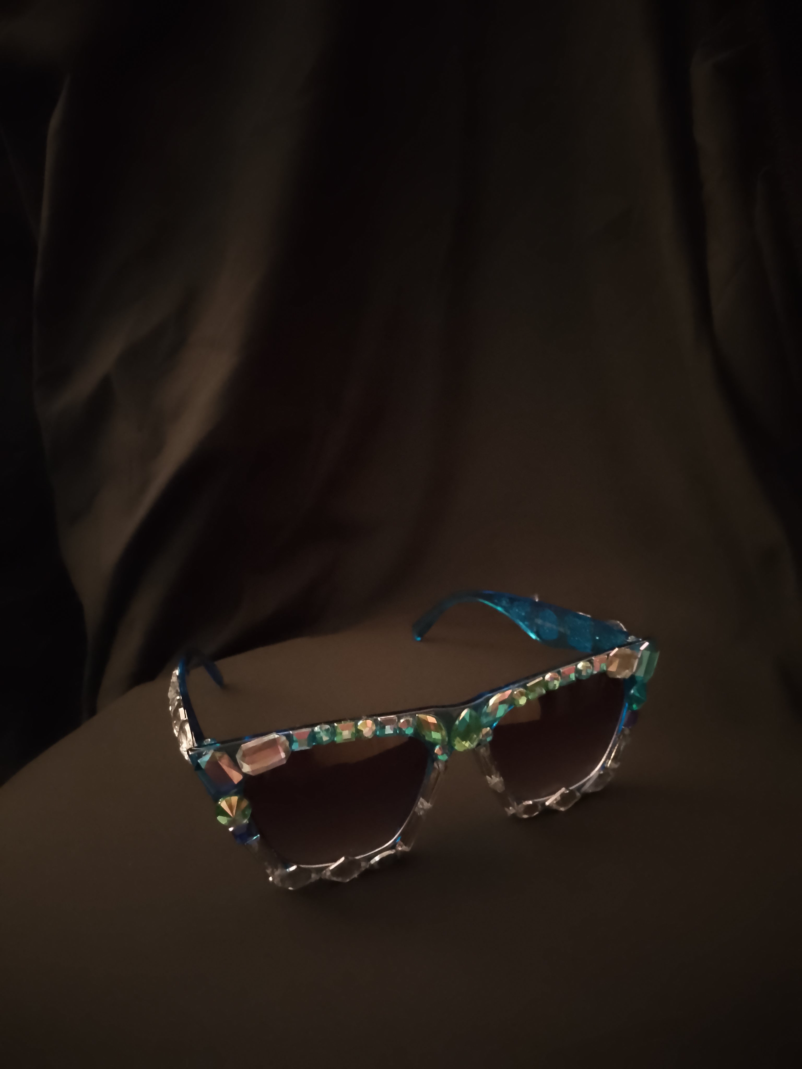 Indigo Blue Sassy & Fierce Frame Glasses