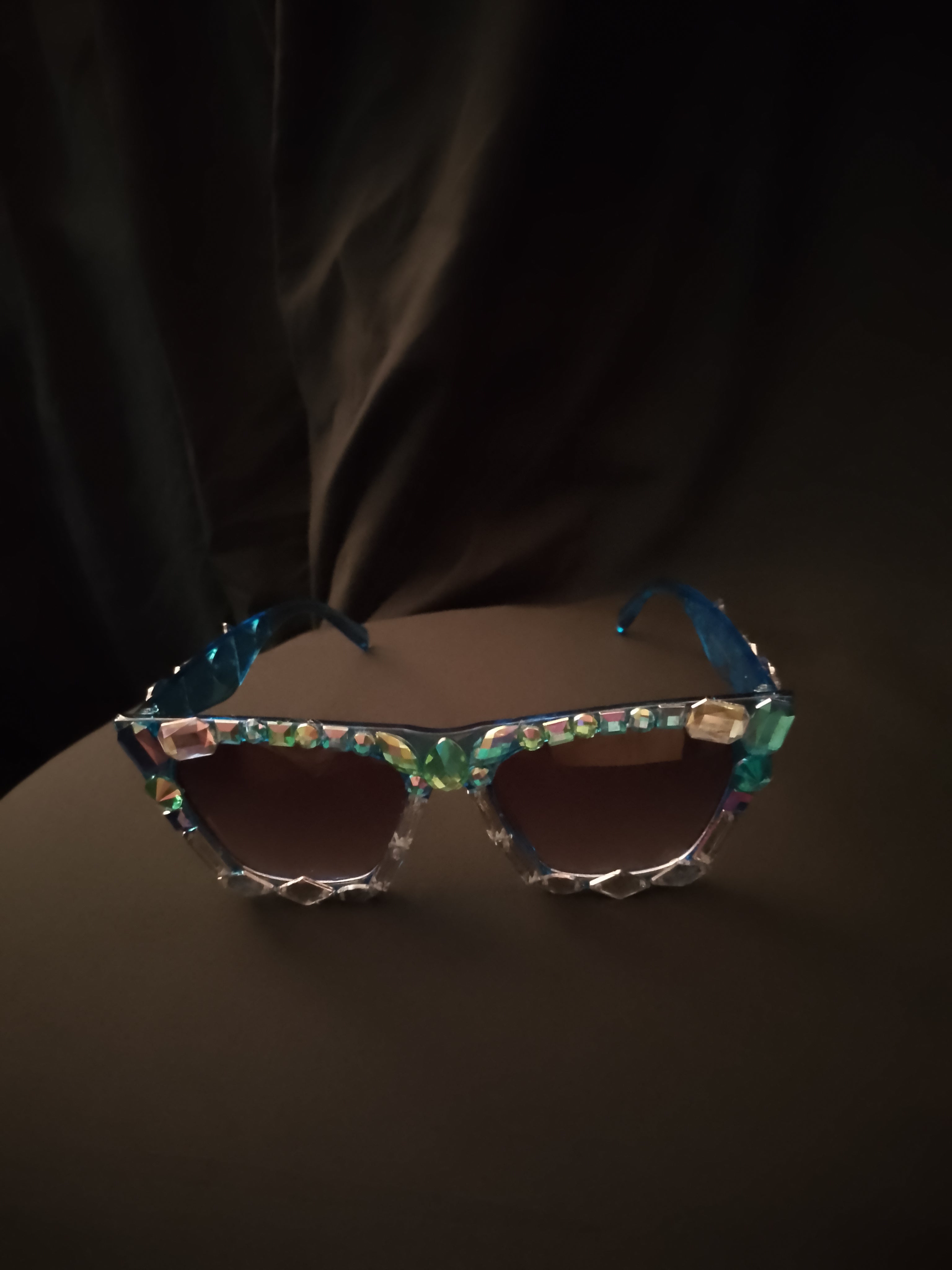Indigo Blue Sassy & Fierce Frame Glasses
