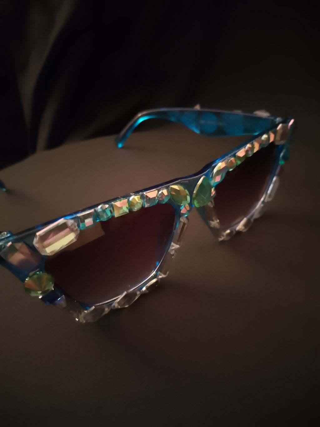 Indigo Blue Sassy & Fierce Frame Glasses