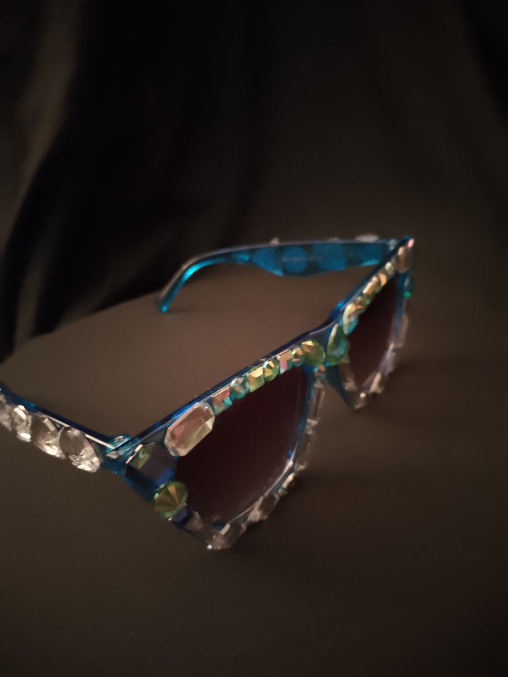 Indigo Blue Sassy & Fierce Frame Glasses