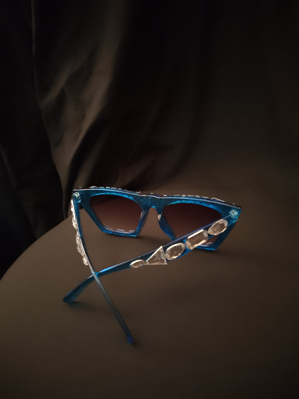 Indigo Blue Sassy & Fierce Frame Glasses