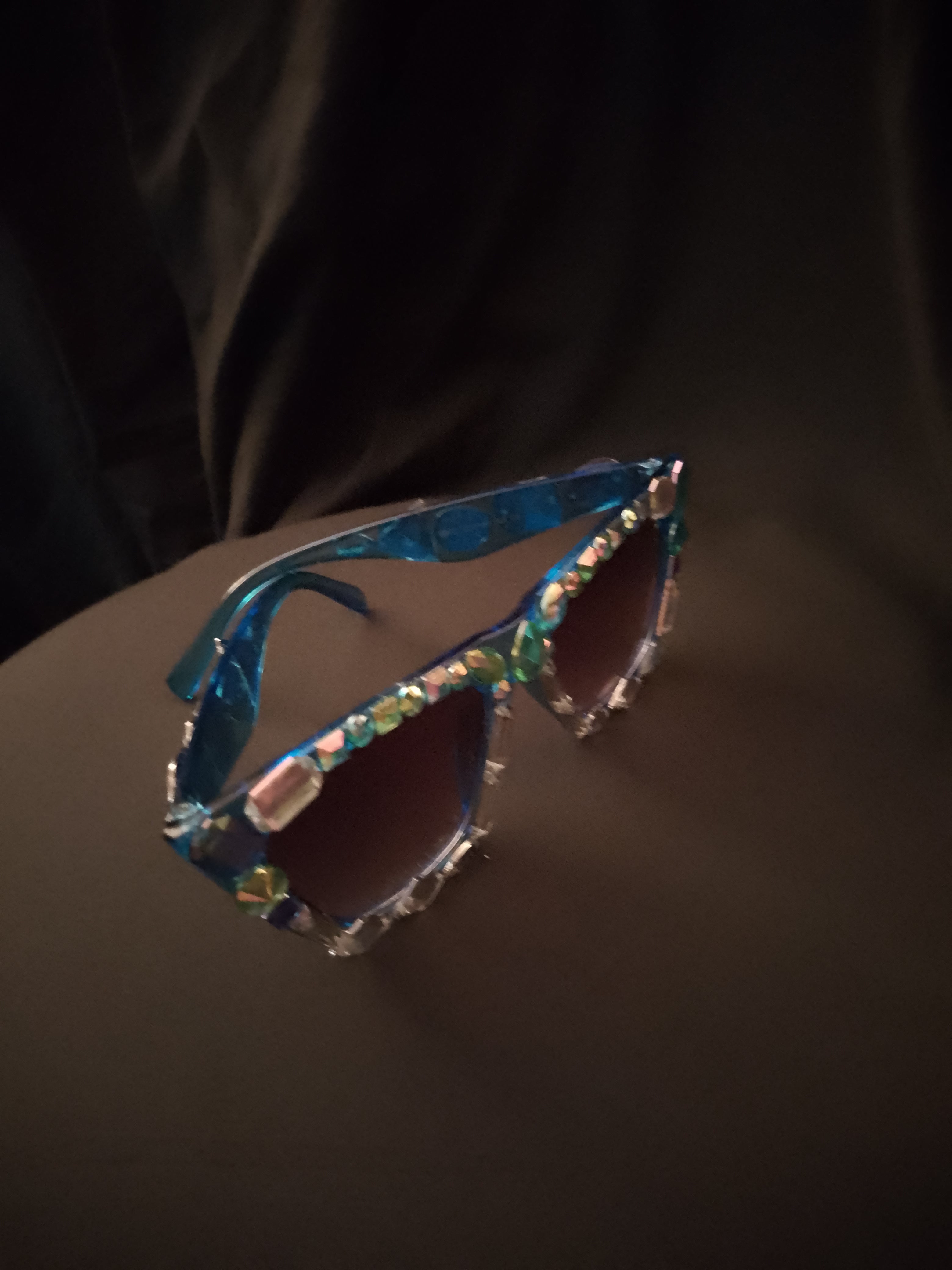 Indigo Blue Sassy & Fierce Frame Glasses