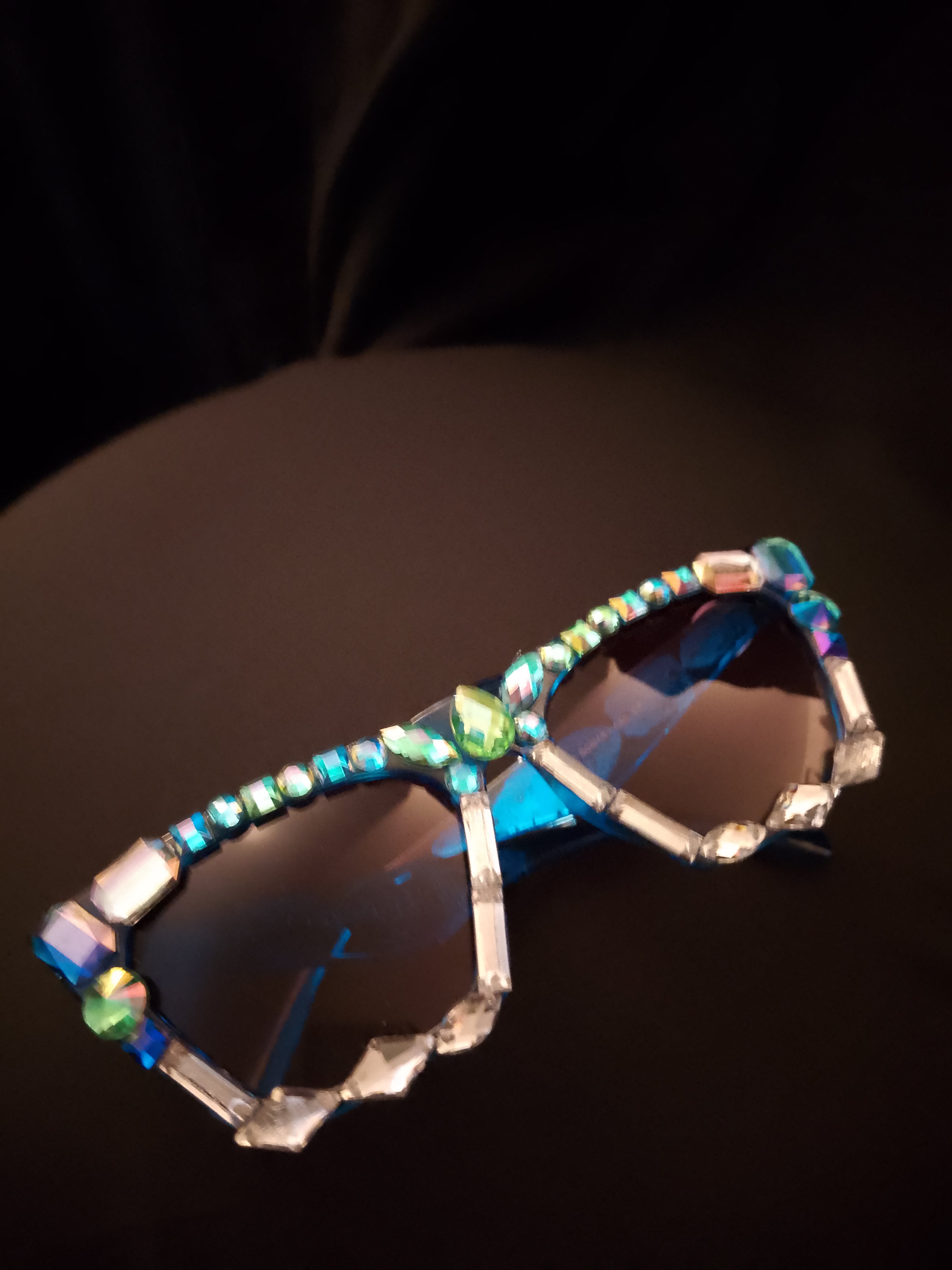 Indigo Blue Sassy & Fierce Frame Glasses