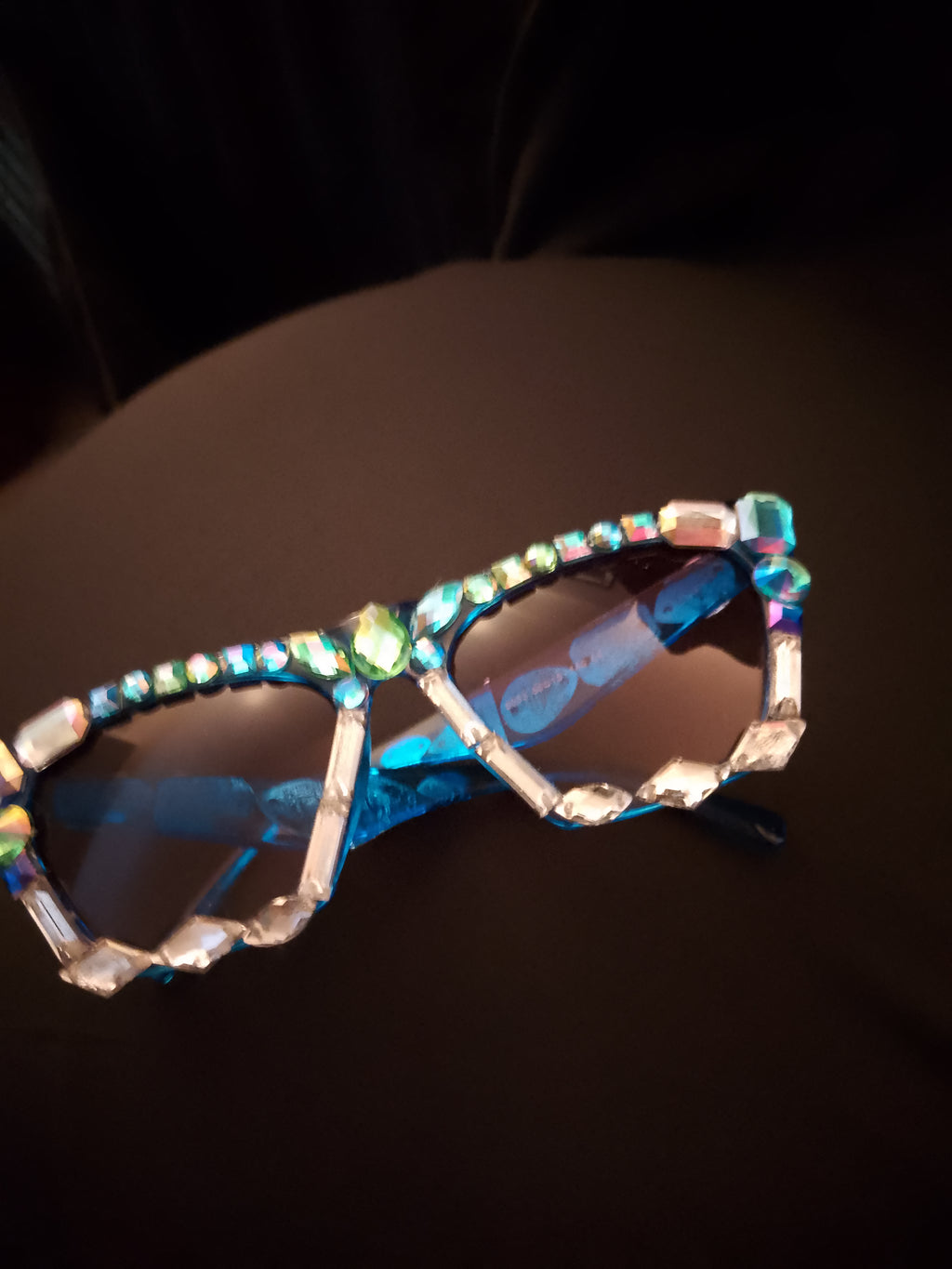 Indigo Blue Sassy & Fierce Frame Glasses