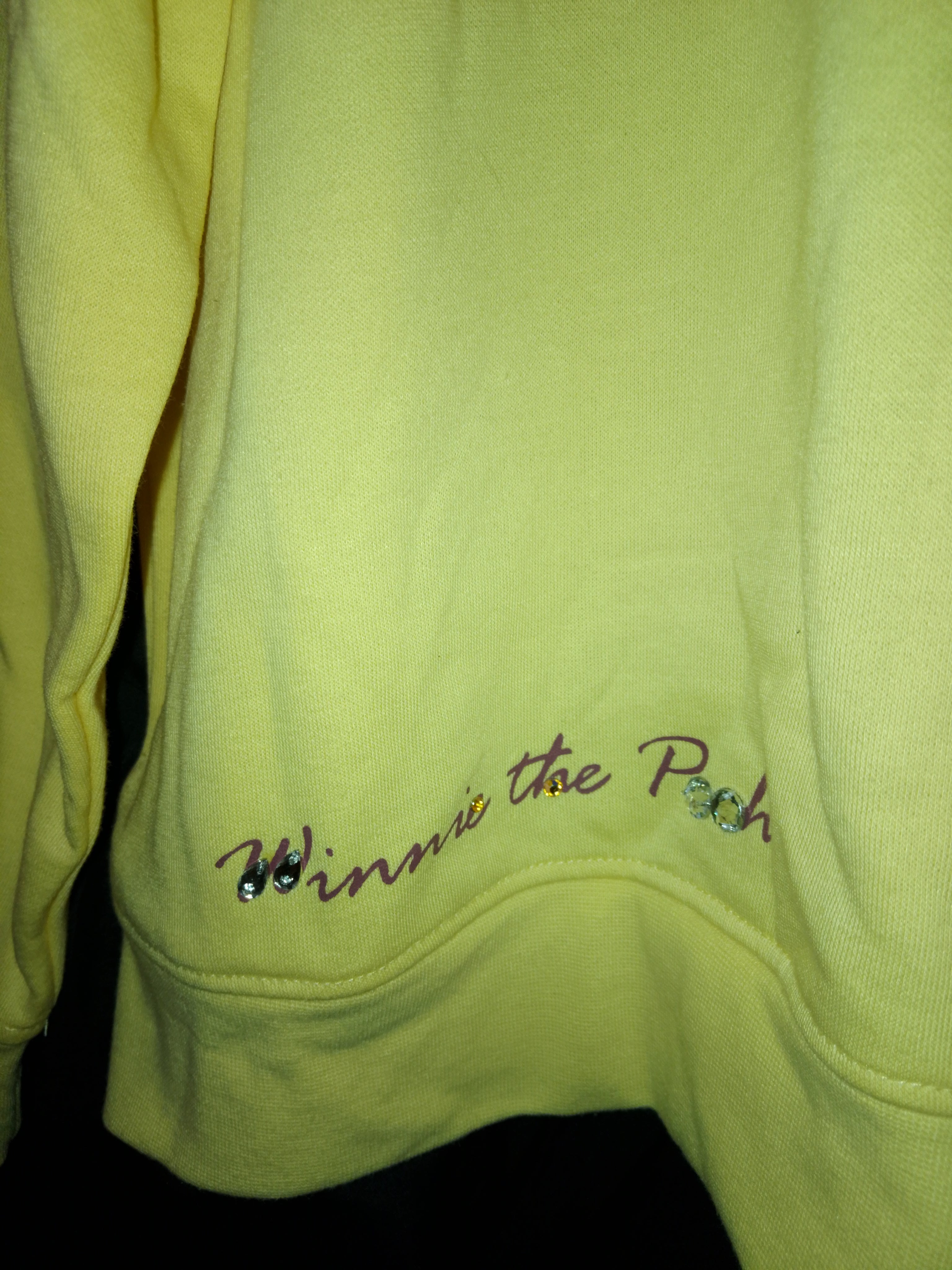 Cozy Sunflower Rhinestones Yellow Long Sleeve Sports Sweater
