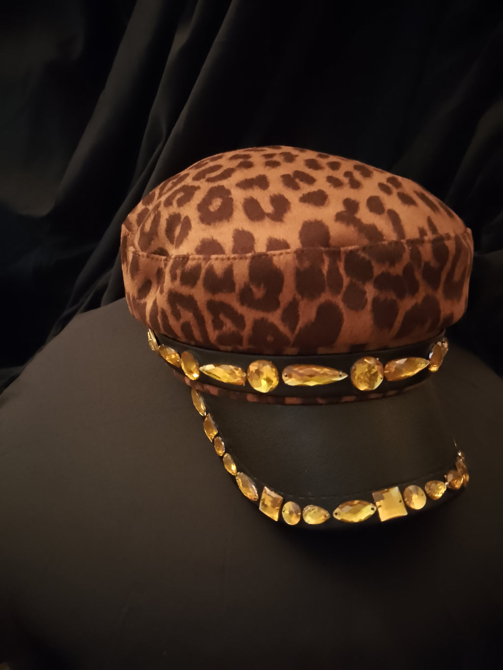 Classic Seductive Leopard Print Captain Hat