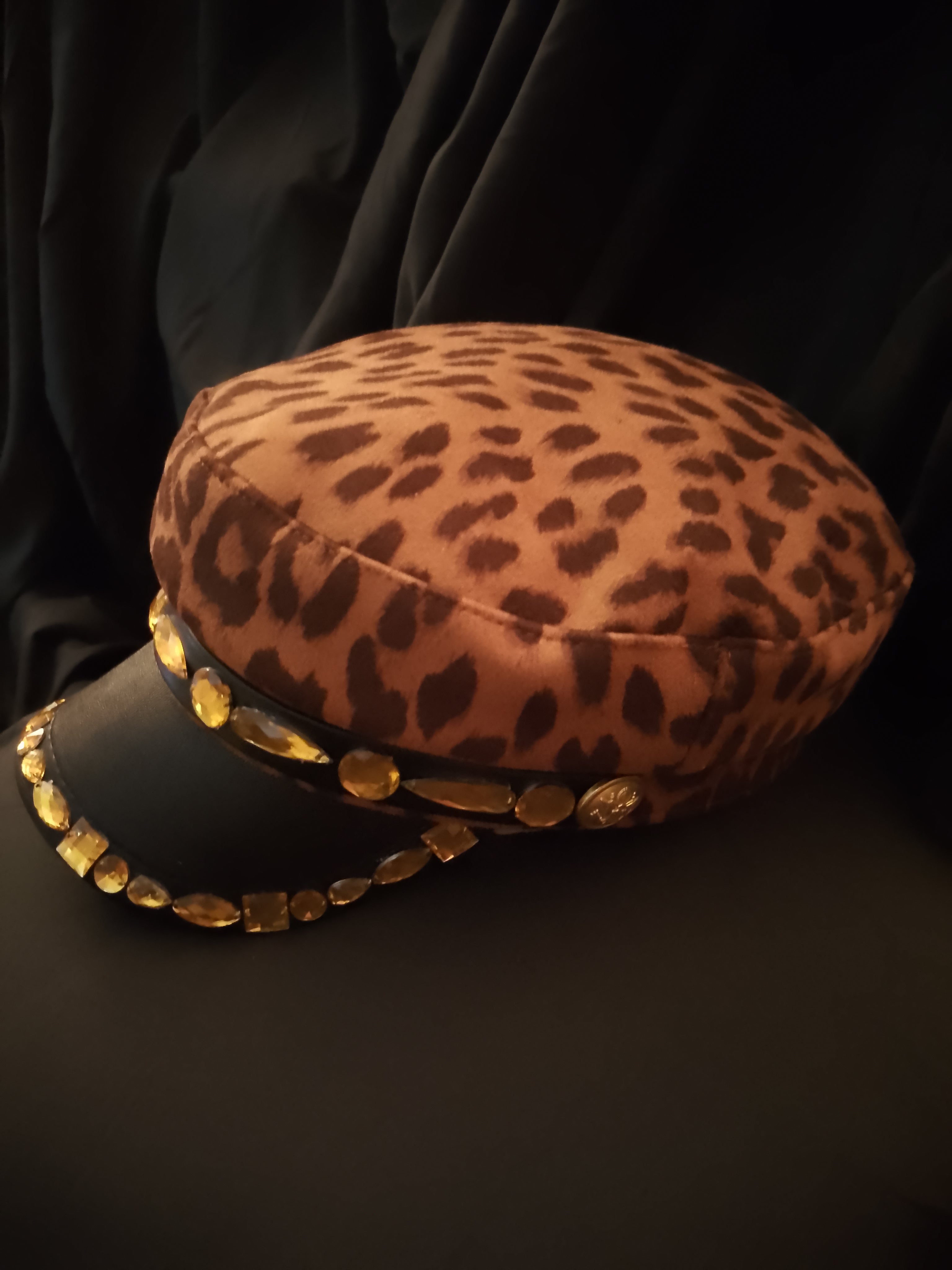 Classic Seductive Leopard Print Captain Hat