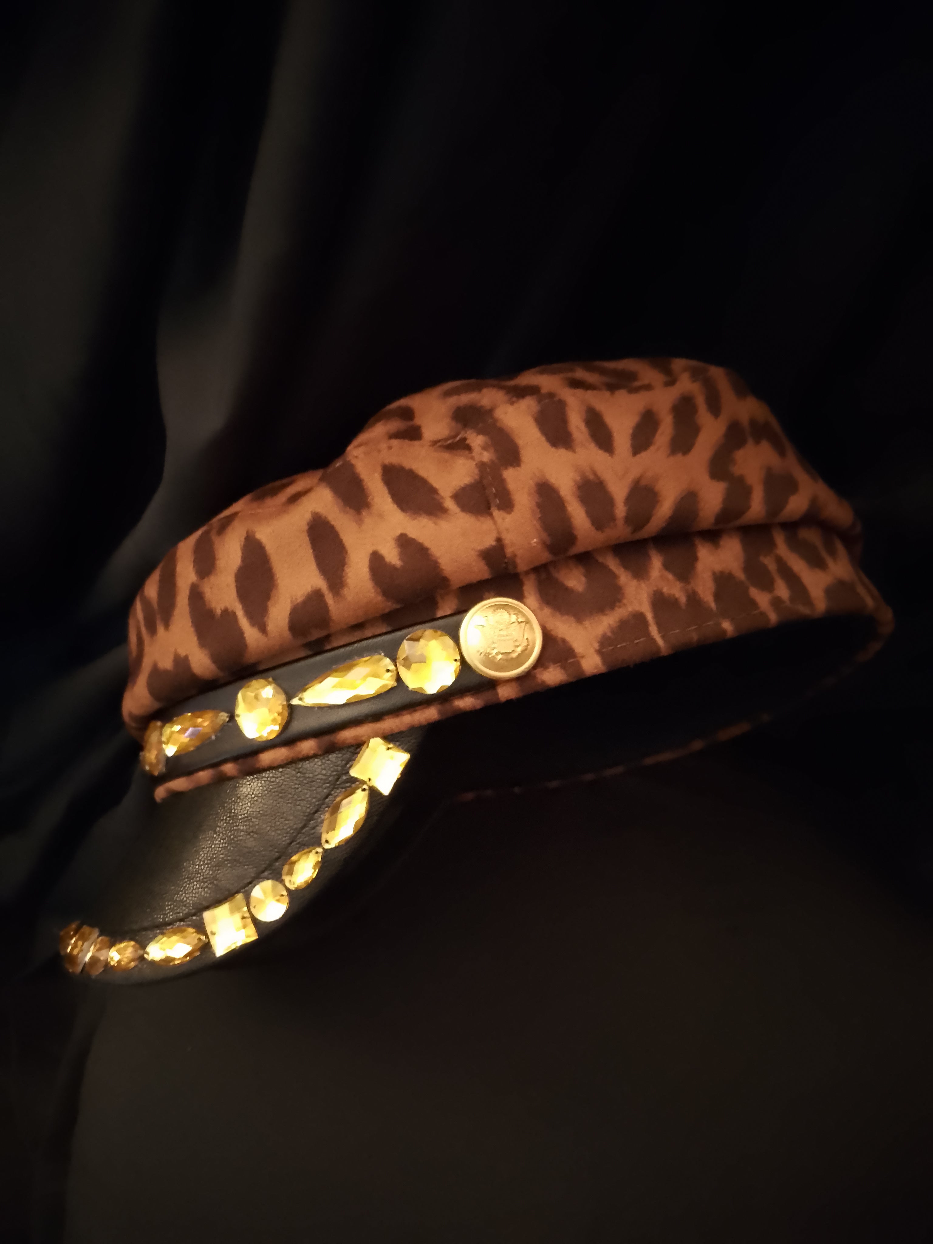 Classic Seductive Leopard Print Captain Hat