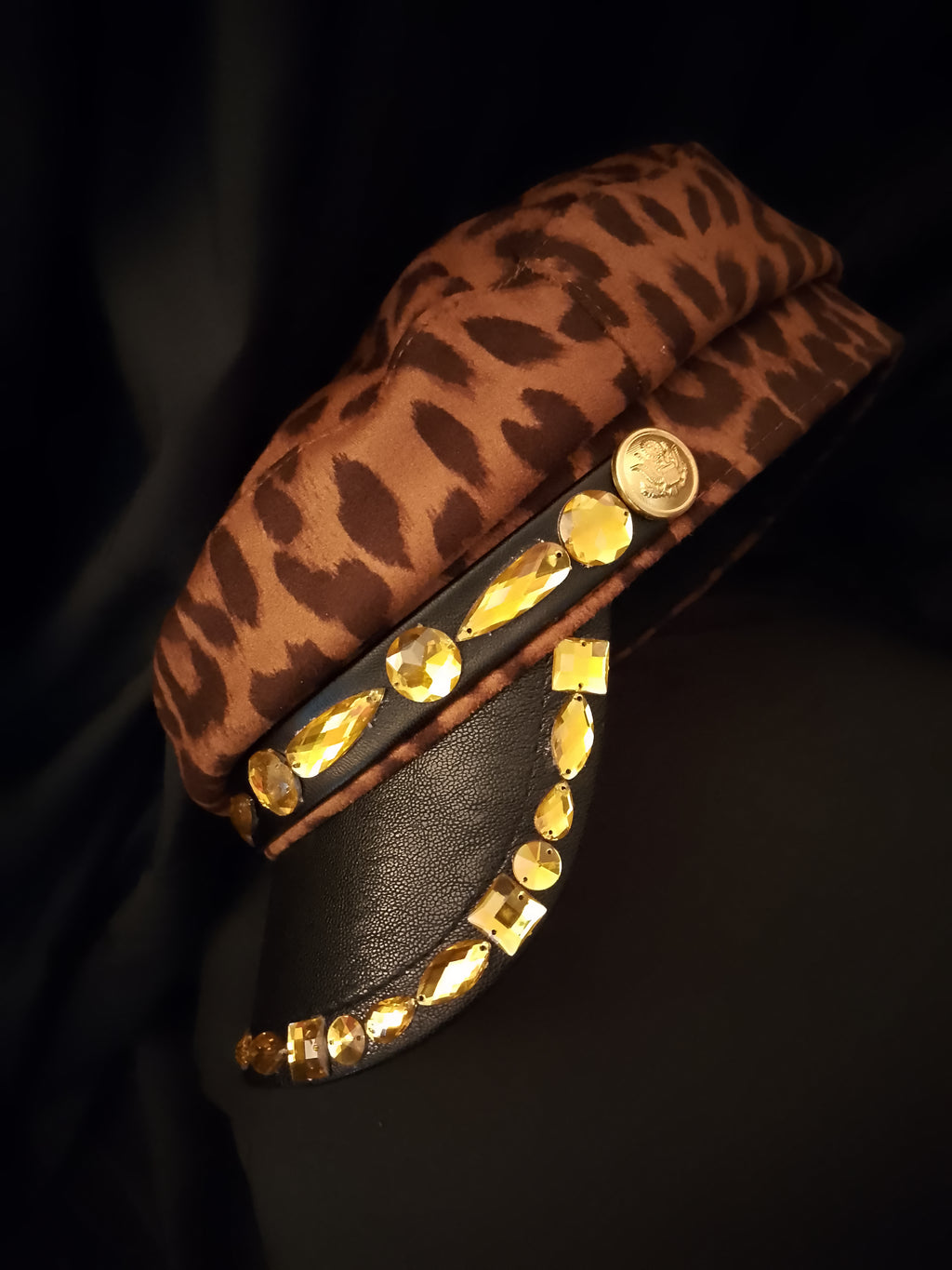 Classic Seductive Leopard Print Captain Hat