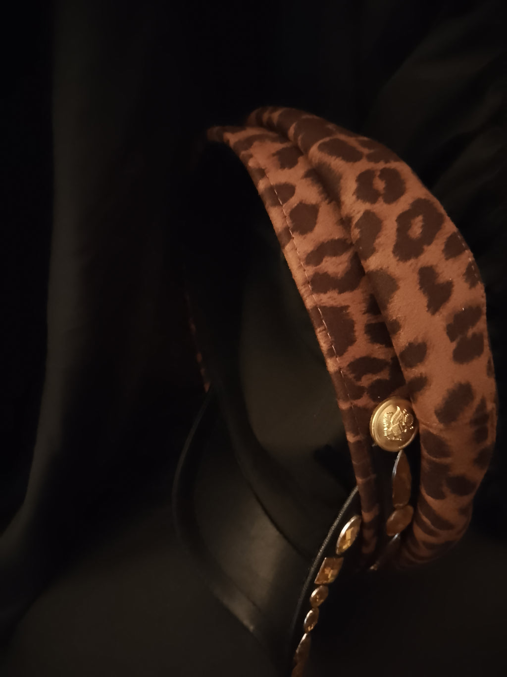 Classic Seductive Leopard Print Captain Hat