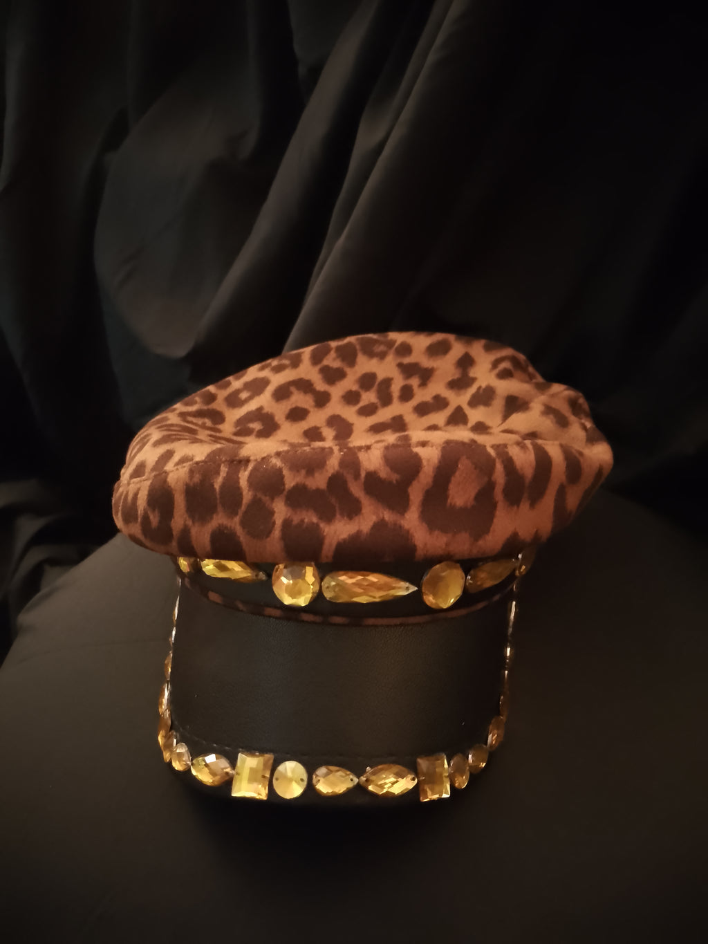 Classic Seductive Leopard Print Captain Hat