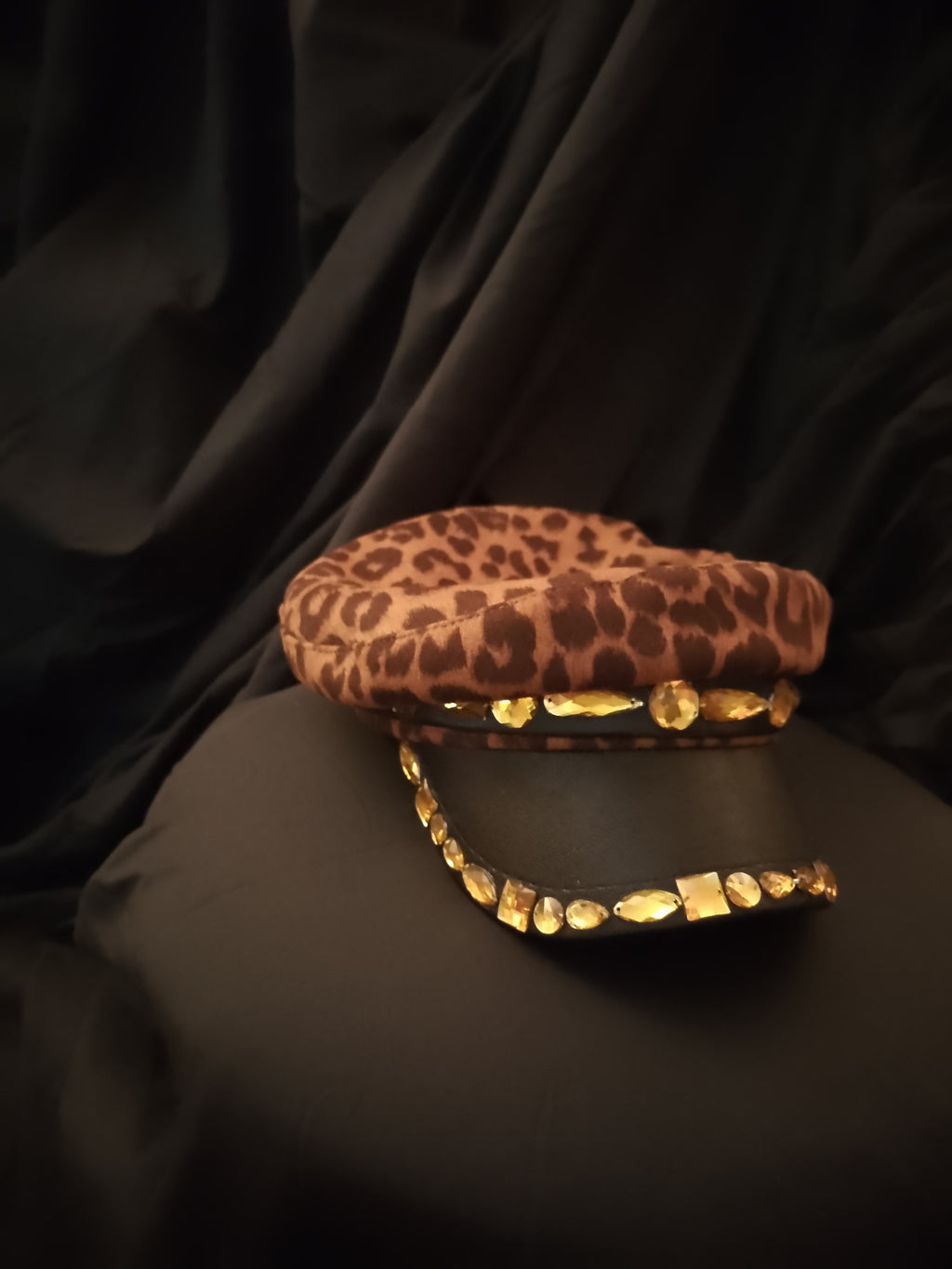 Classic Seductive Leopard Print Captain Hat