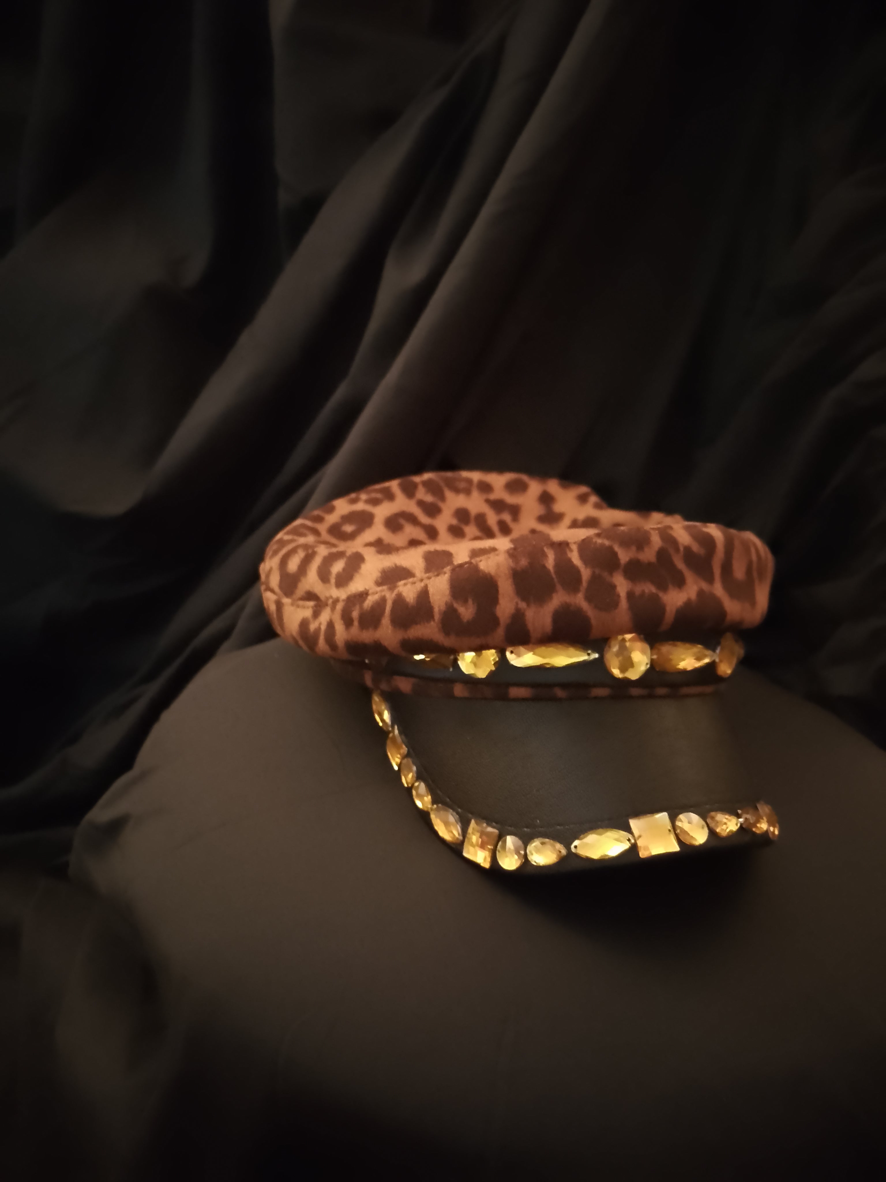 Classic Seductive Leopard Print Captain Hat