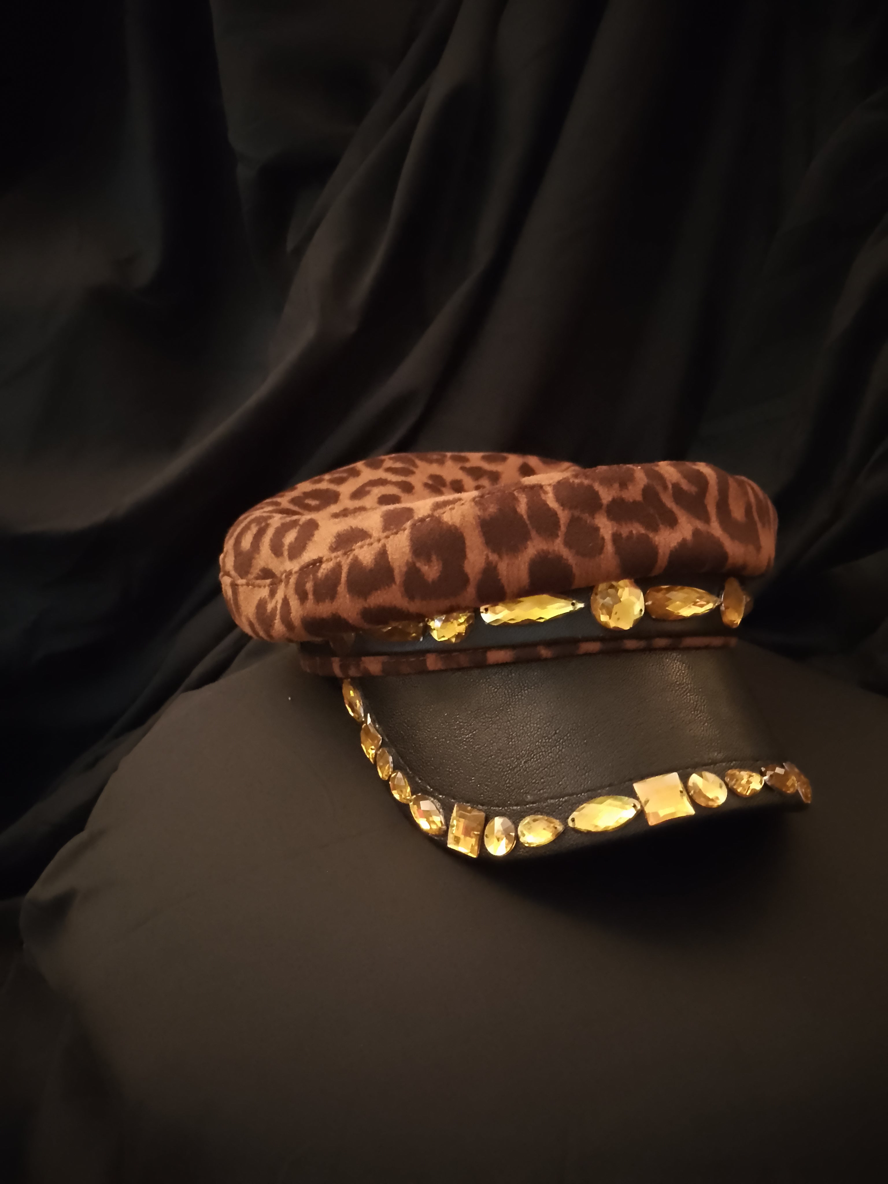 Classic Seductive Leopard Print Captain Hat