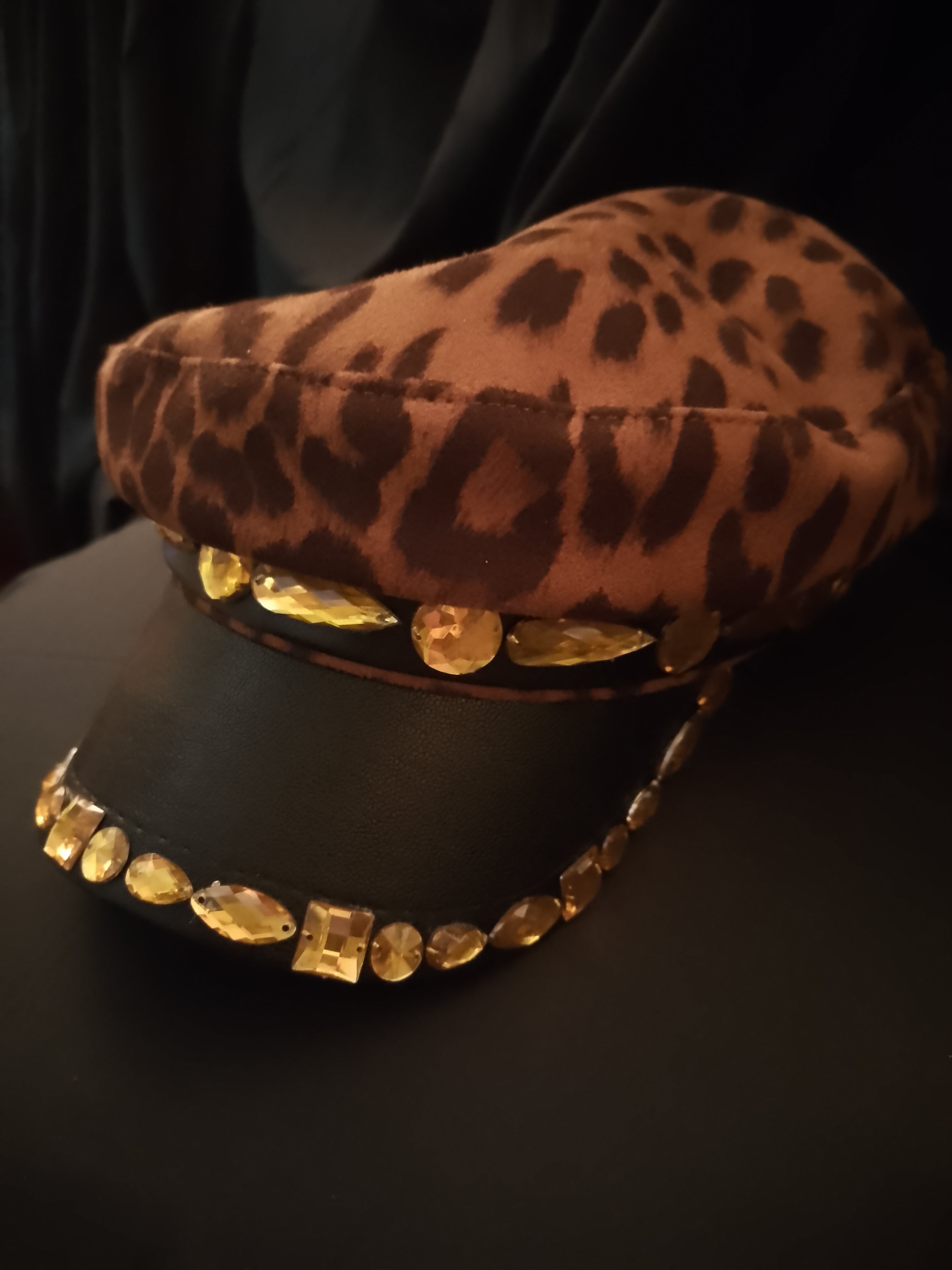 Classic Seductive Leopard Print Captain Hat