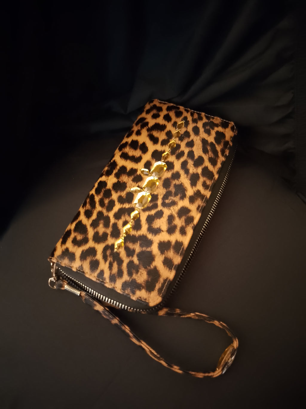 Disco Honey Leopard Clutch Hand Bag