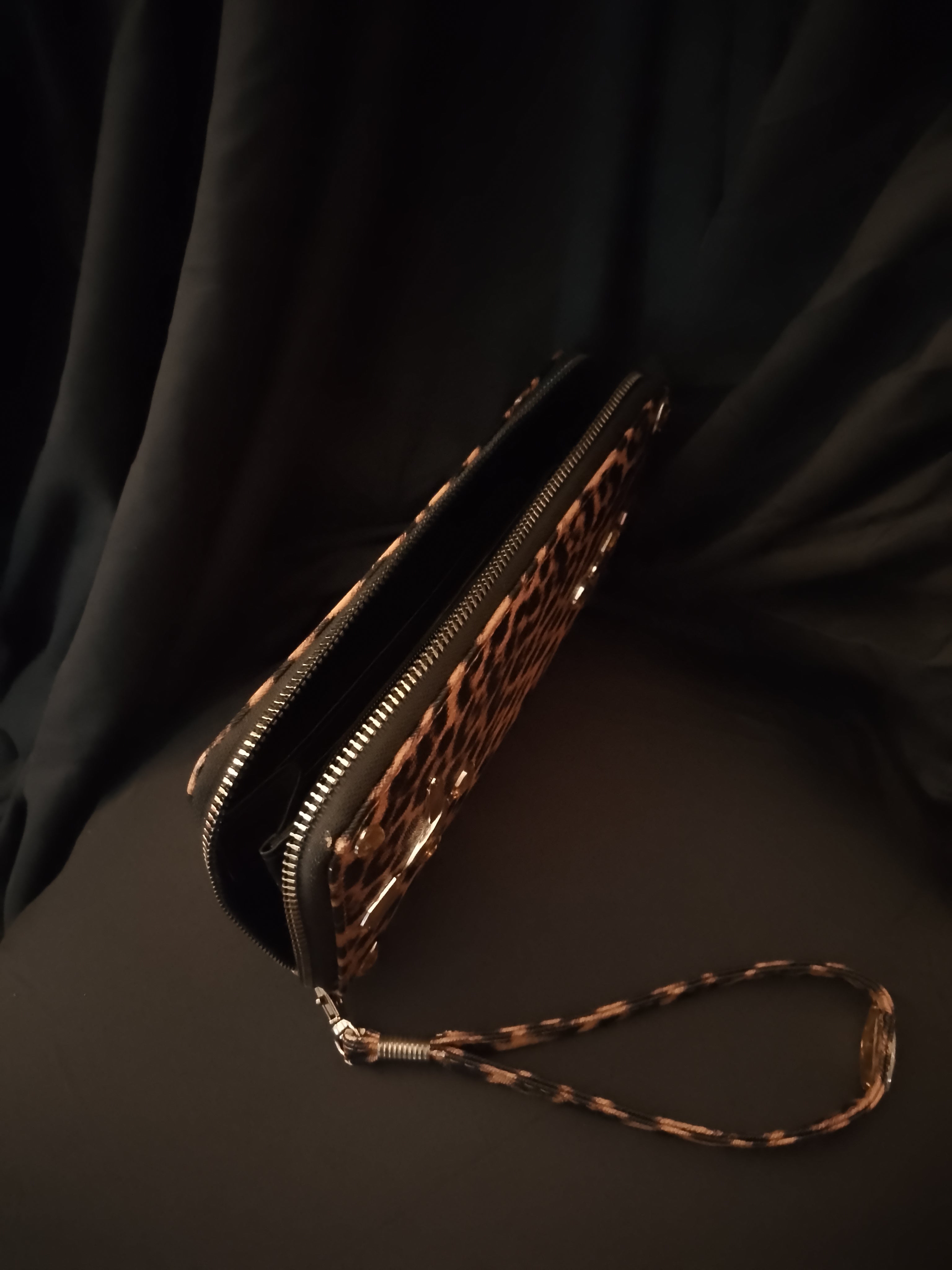Disco Honey Leopard Clutch Hand Bag