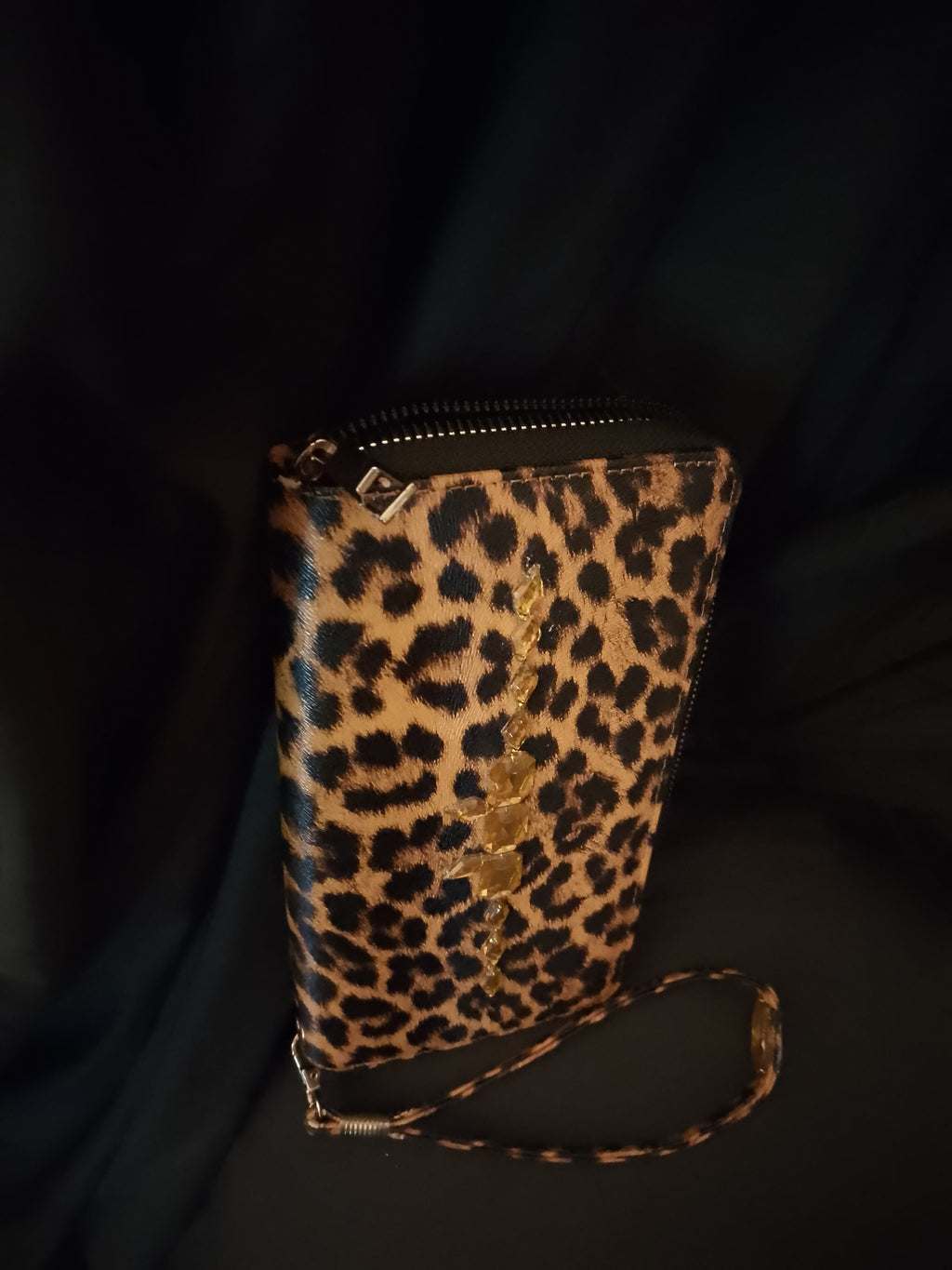 Disco Honey Leopard Clutch Hand Bag