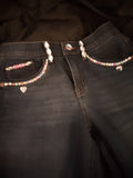 Starlight Rolled Denim Shorts Daisy Cut Offs