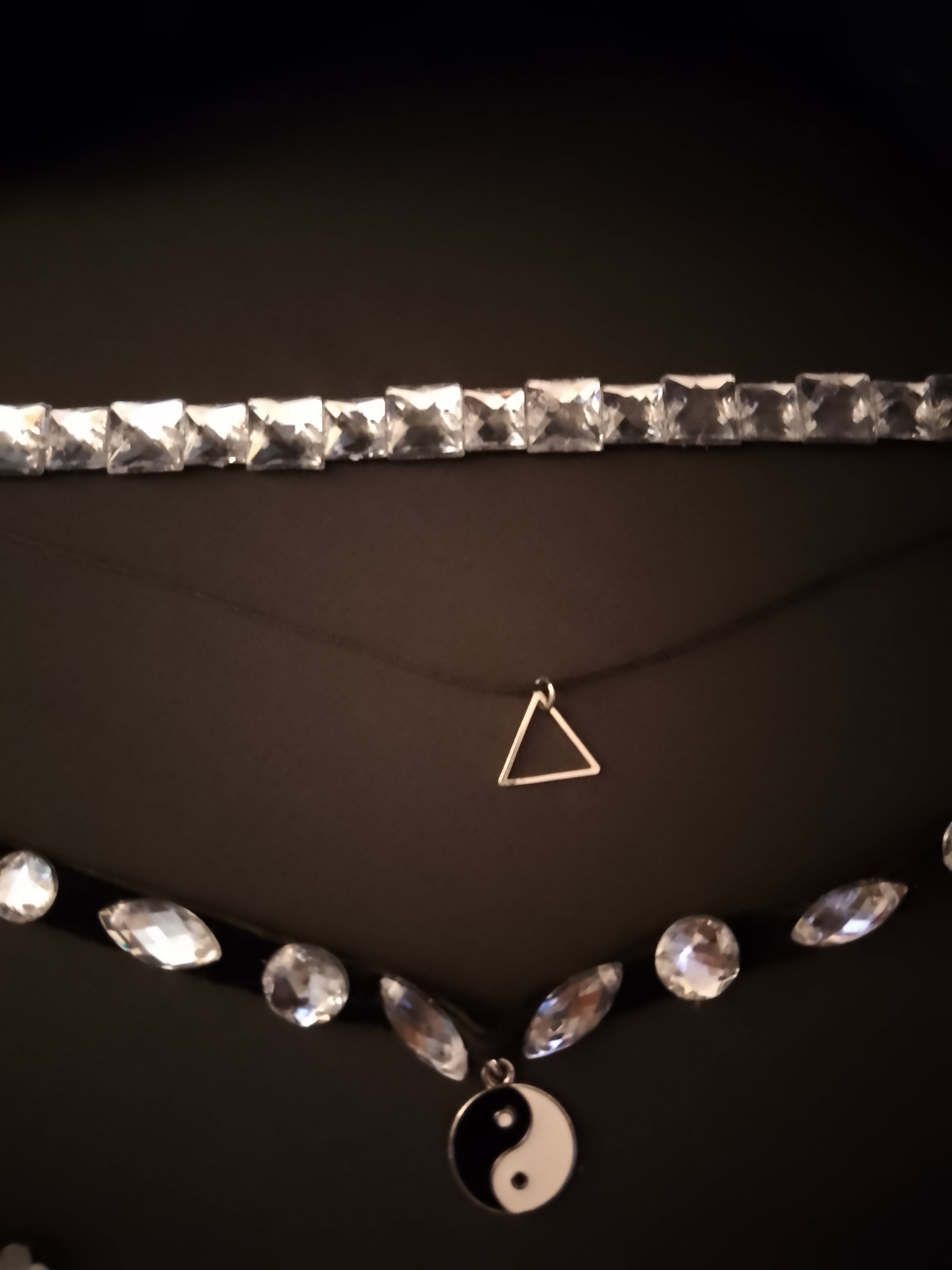 Midnight Chandelier Black Velvet Ribbon Neck Chokers