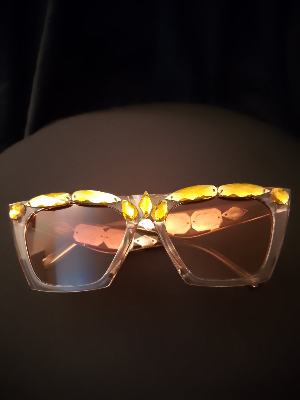 Canary Crystal Honey Sparkler Shades Glasses