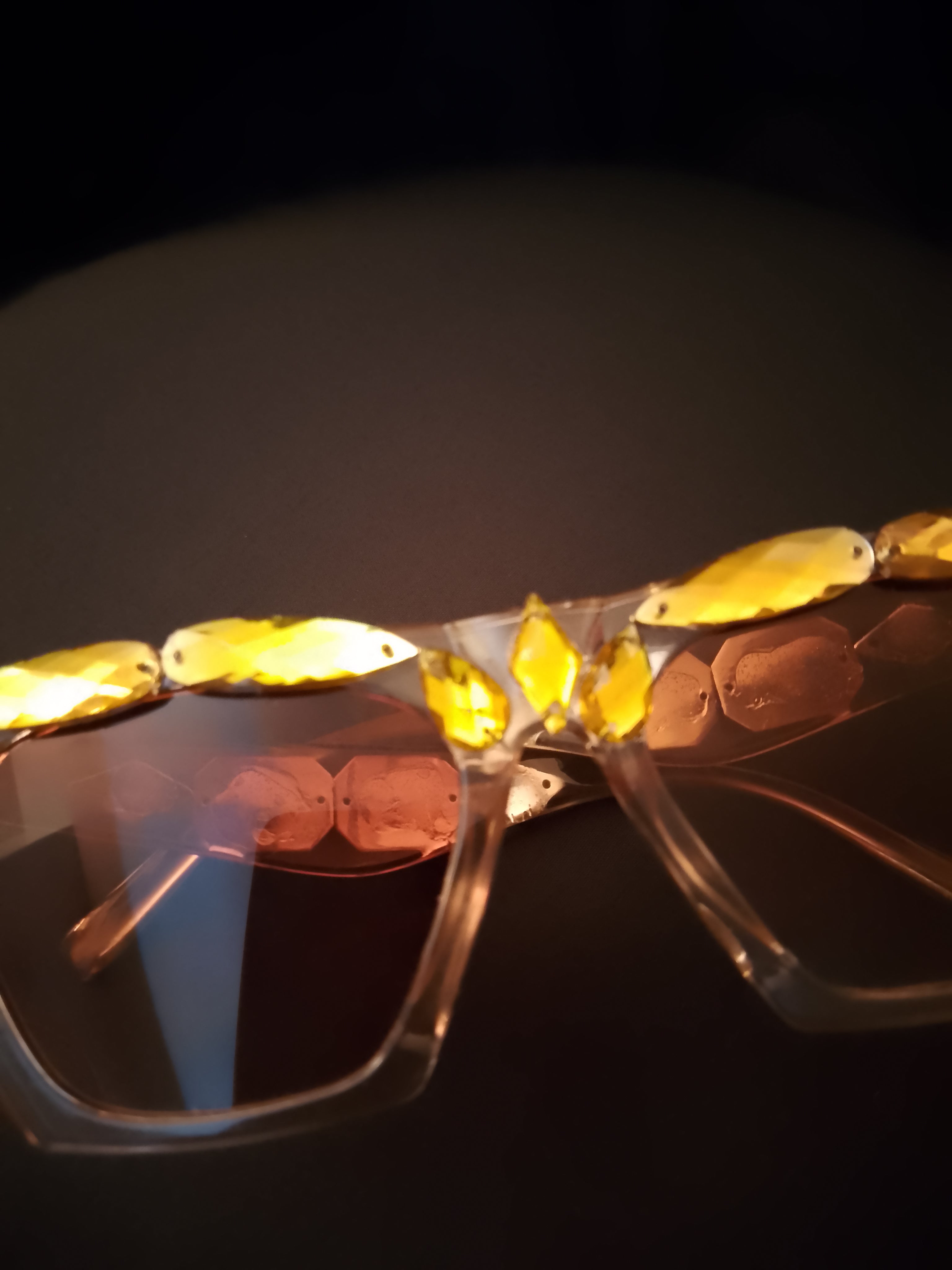 Canary Crystal Honey Sparkler Shades Glasses