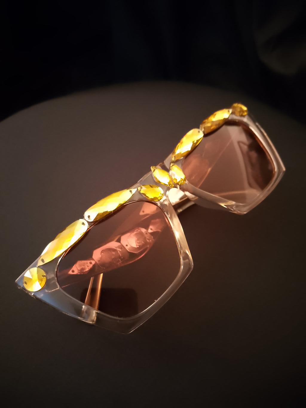 Canary Crystal Honey Sparkler Shades Glasses
