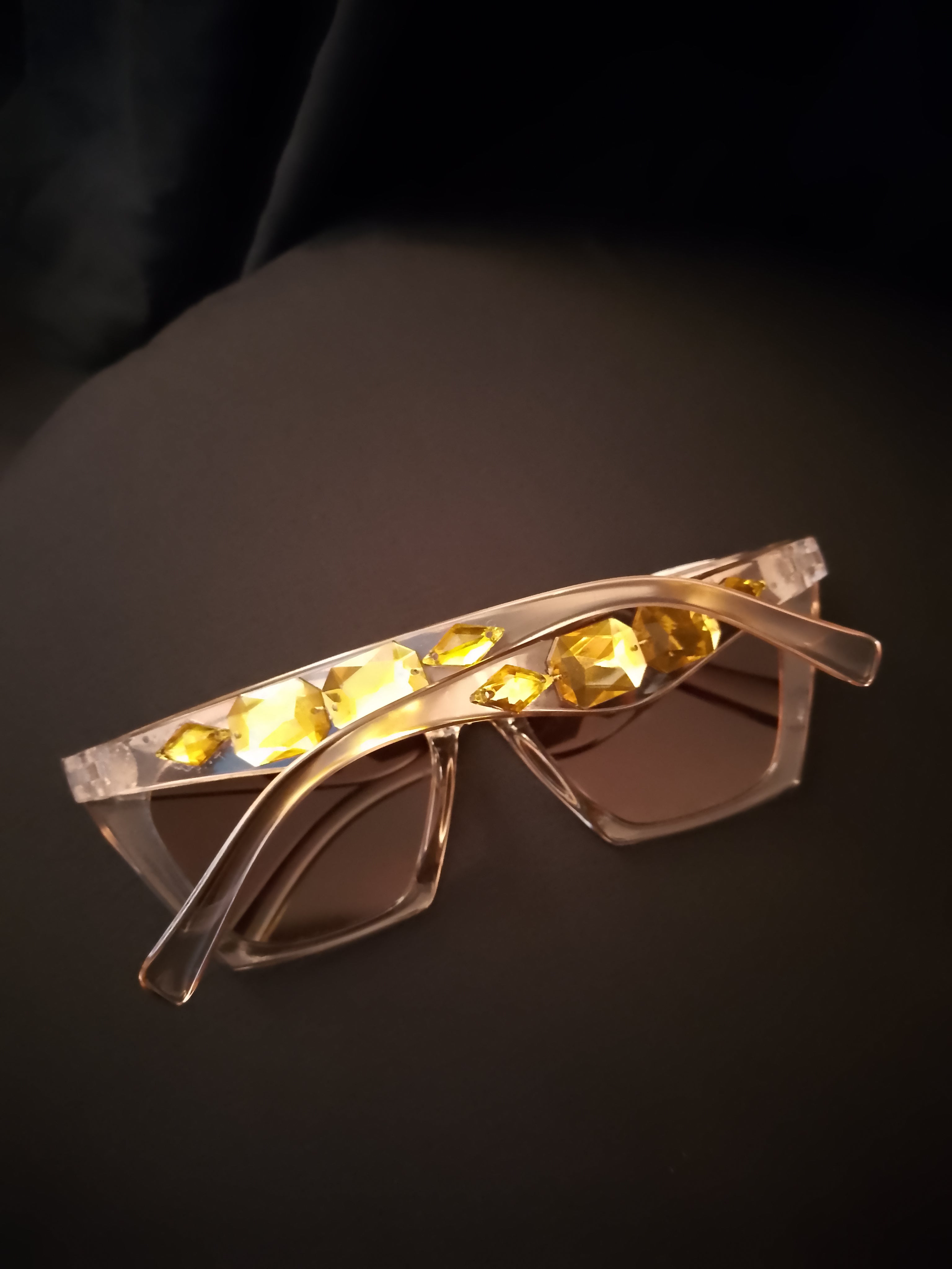 Canary Crystal Honey Sparkler Shades Glasses