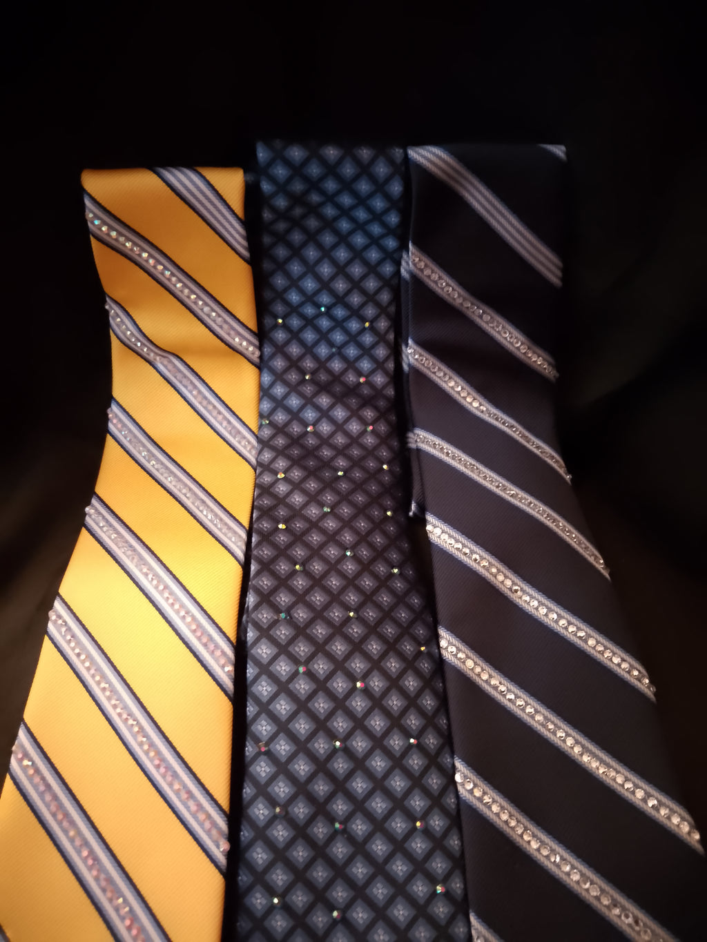 Main Office Syndicate Timber Knot Neck Ties W/ Hint Of Sparkling Gems
