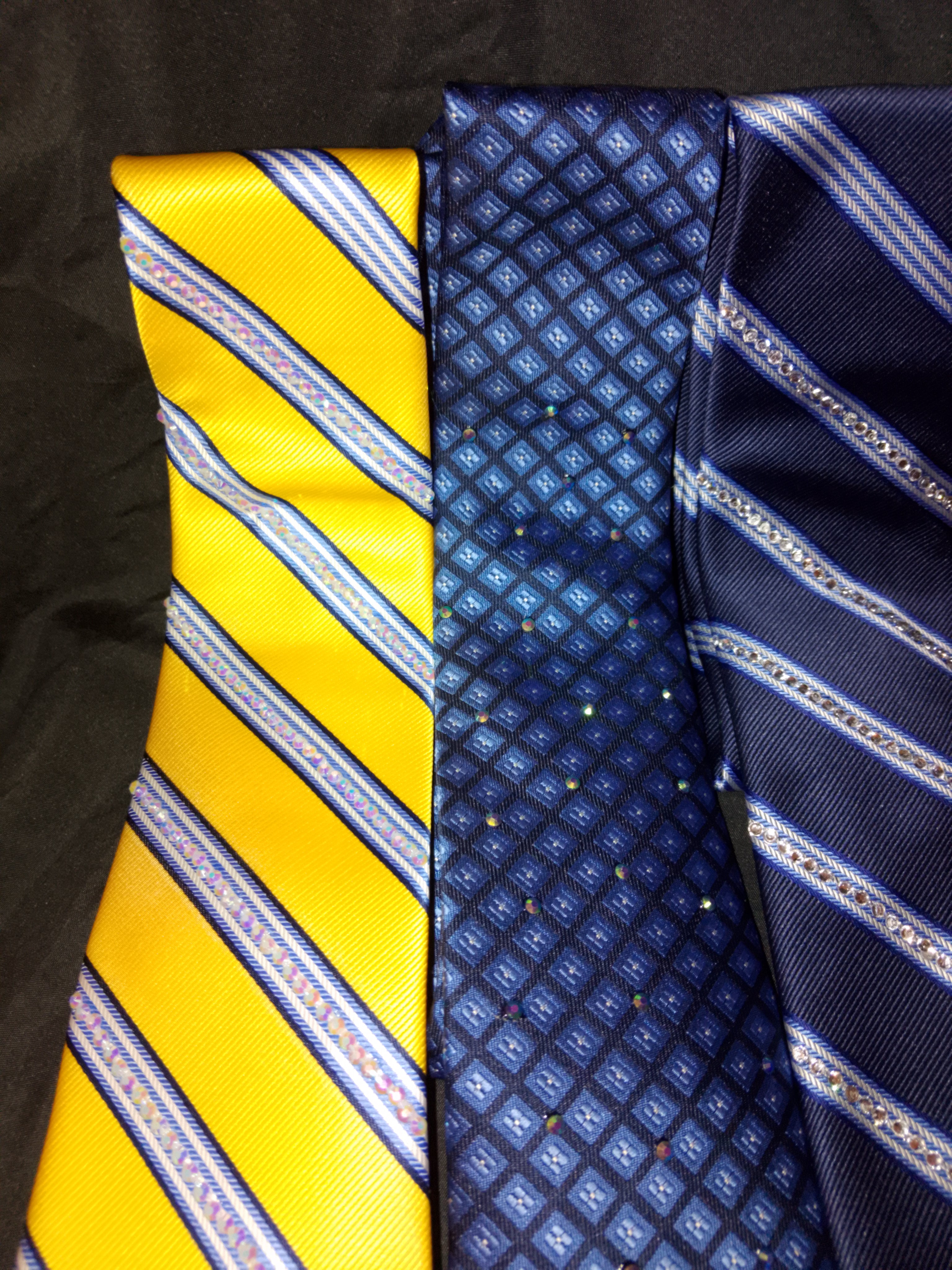 Main Office Syndicate Timber Knot Neck Ties W/ Hint Of Sparkling Gems